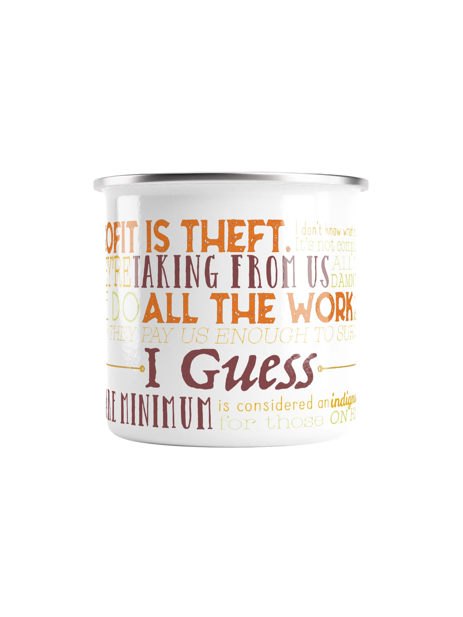 "Profit is theft" Mug product image (2)