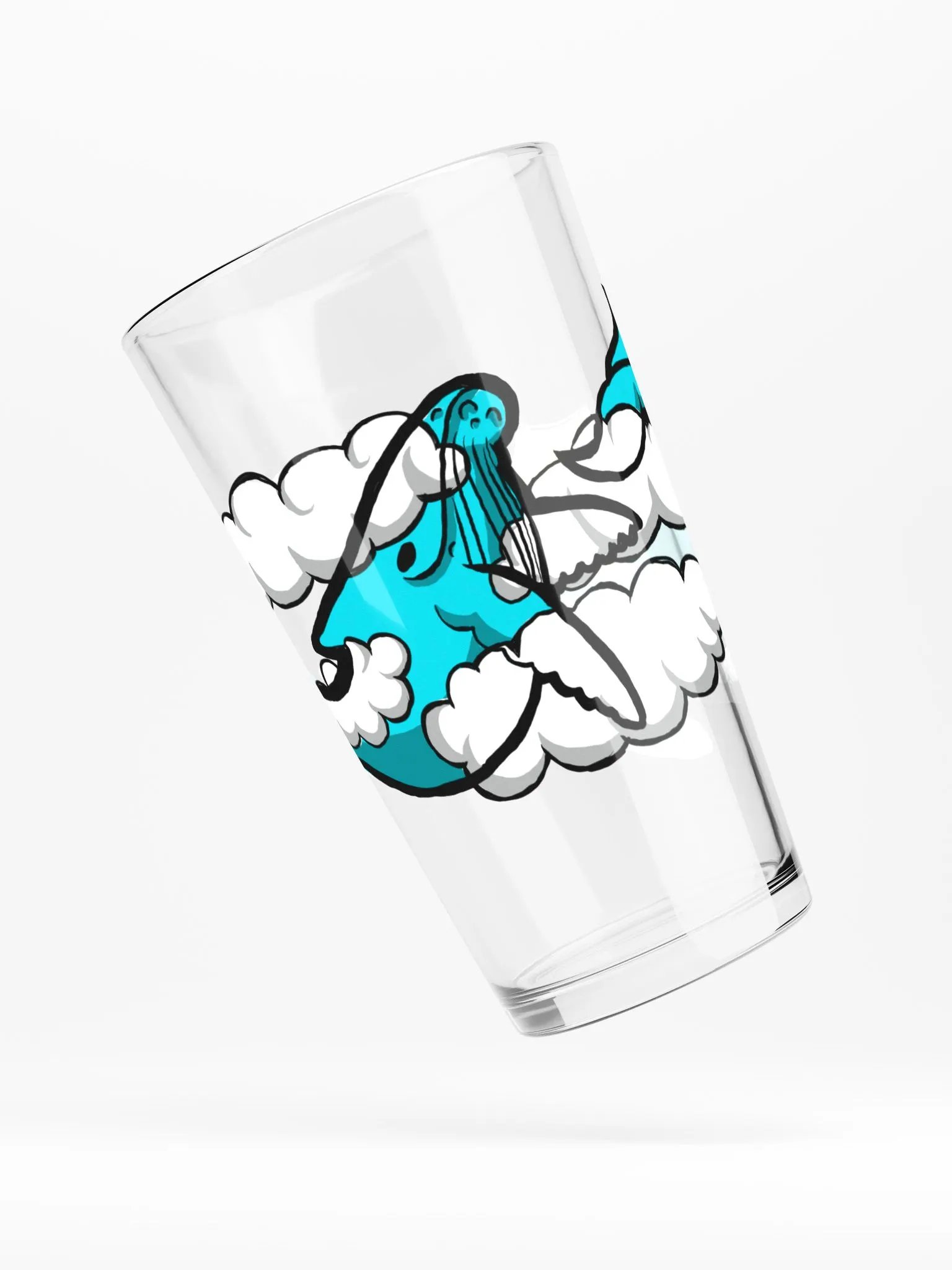 sky humpback whale pint glass product image (4)
