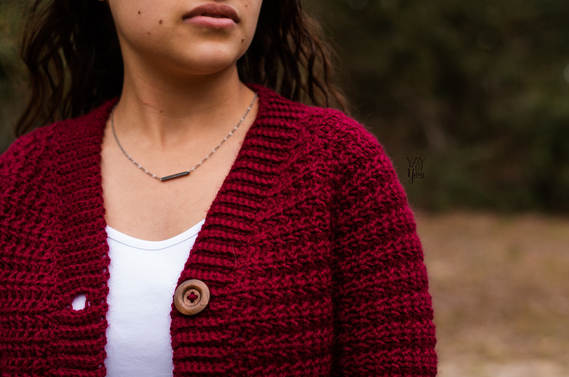 Crimson Cardigan - Women's Sweater - PDF Crochet Pattern & Video Tutorial product image (8)