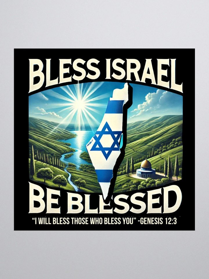 Bless Israel – Be Blessed Sticker product image (1)
