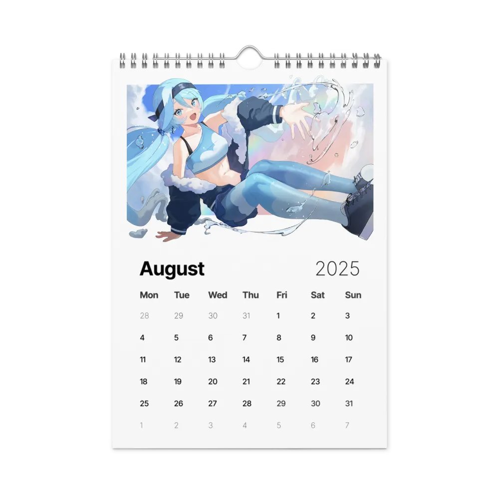 2025 CloudyClairity Calendar product image (2)