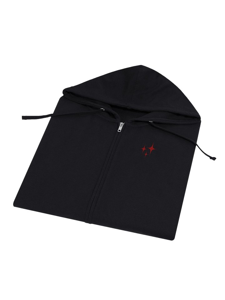 Music To Kill Rich People To - Black UNISEX Zip Up Hoodie [Family Friendly] product image (1)