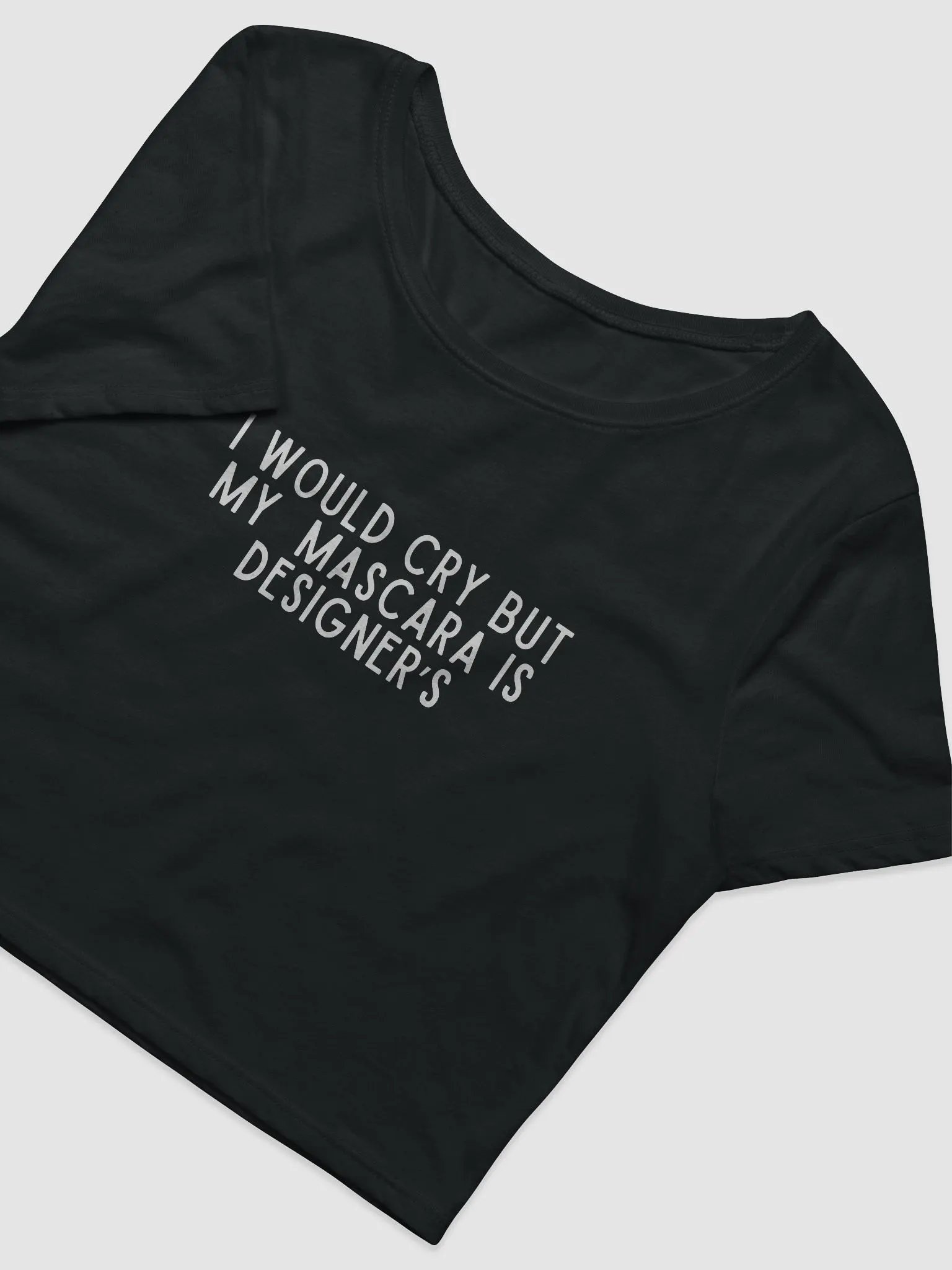 I Would Cry Crop Tee product image (2)