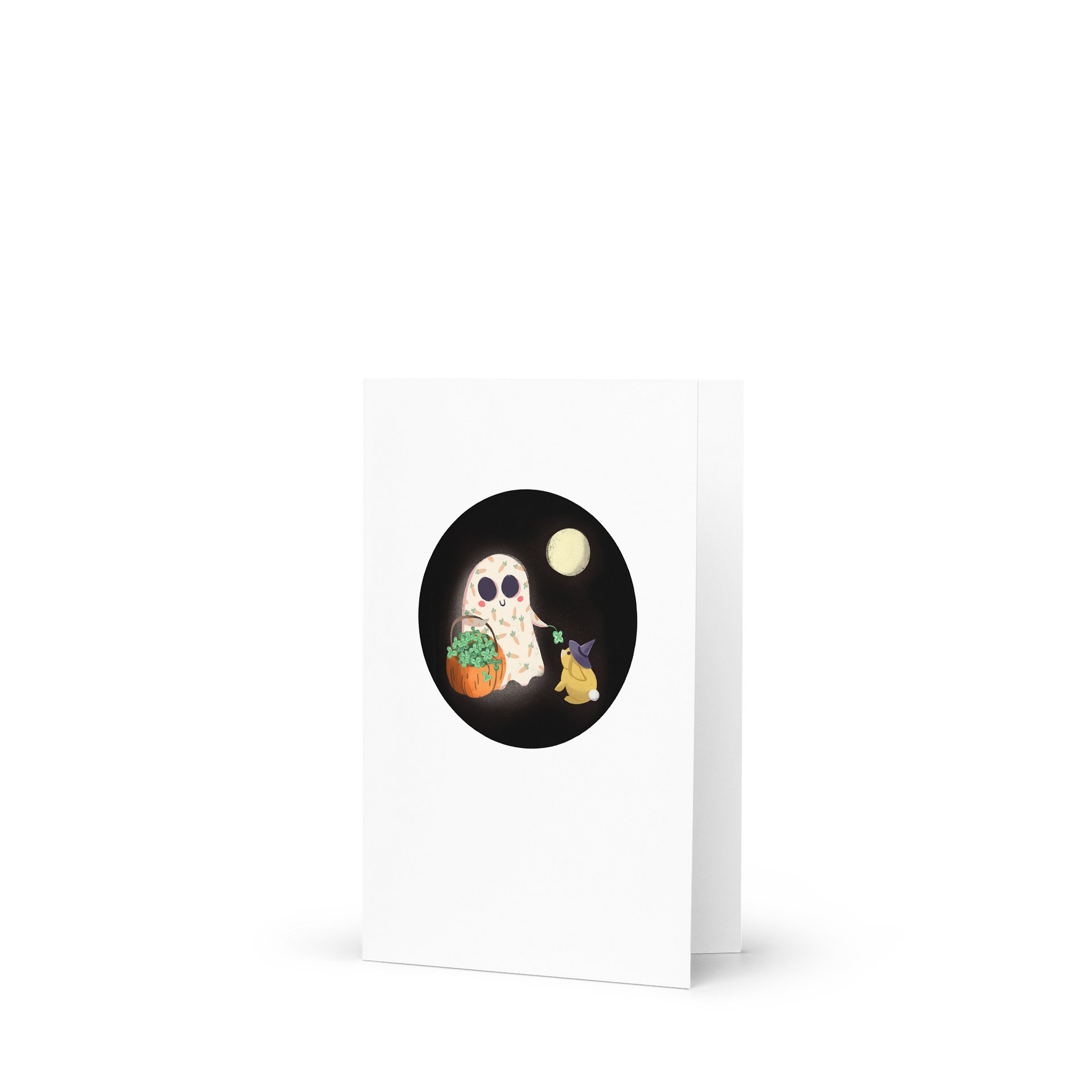 Little Ghost and Magic Bunny - Greeting Card product image (5)
