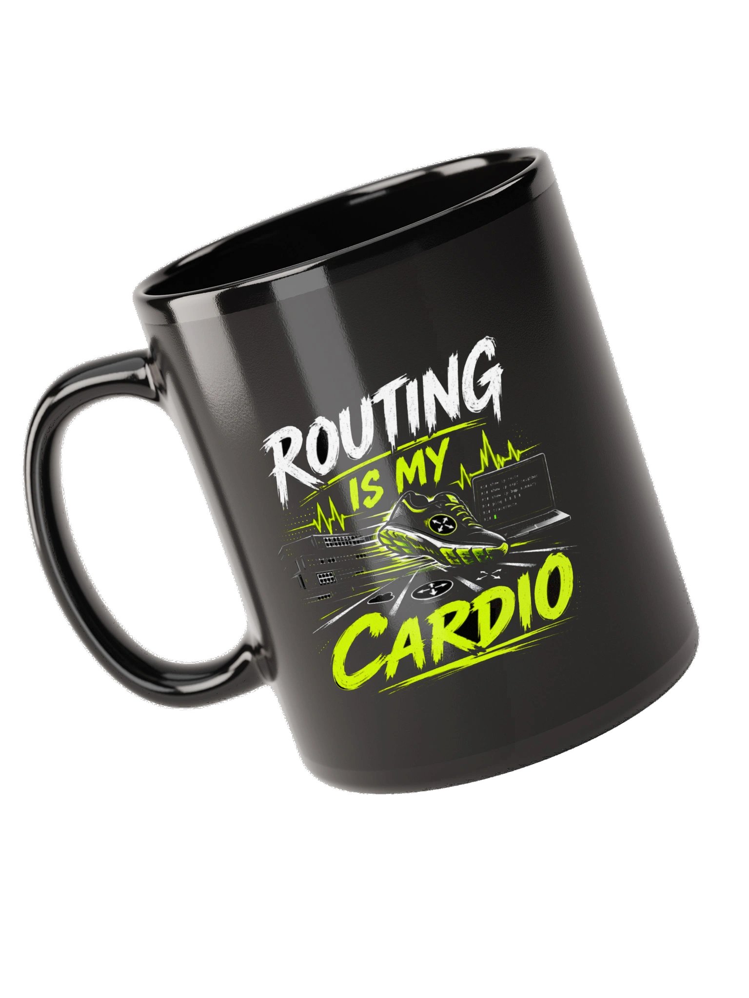 "Routing Is My Cardio" Mug product image (5)