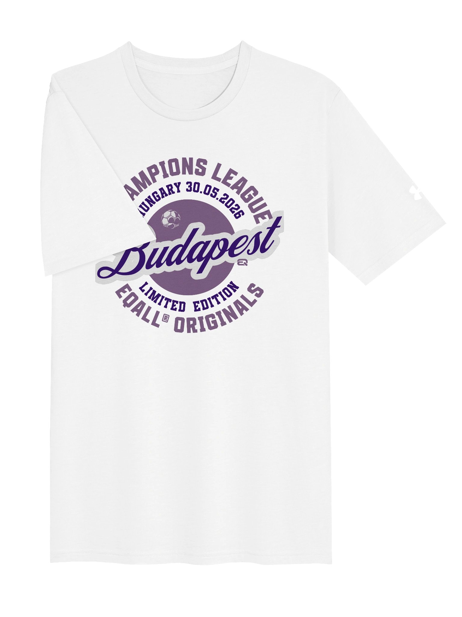 EQALL® ft. Under Armour® Unisex Athletic Tee_Champions League_Purple product image (3)