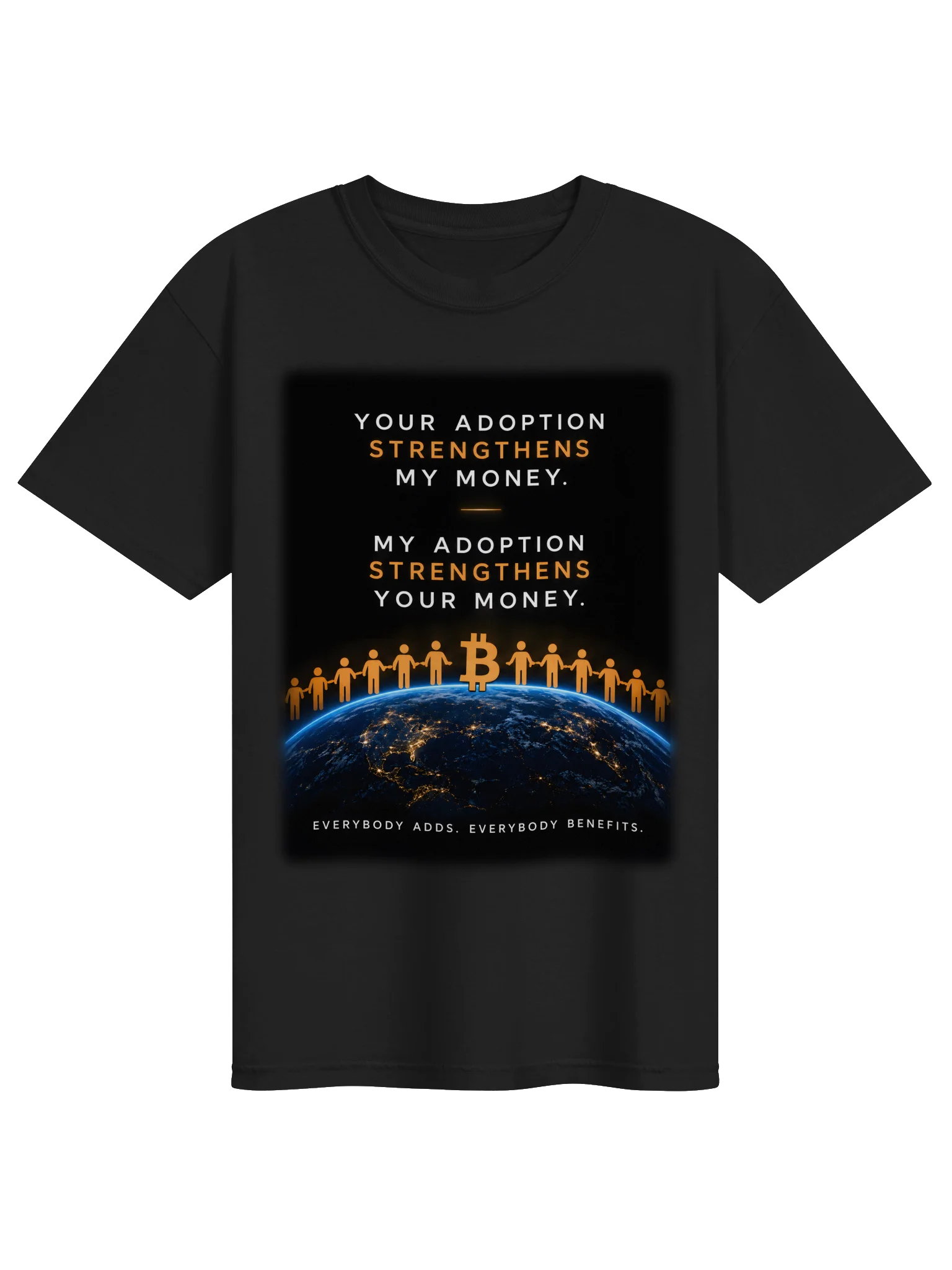 Adoption Strength Shirt (Black) product image (1)