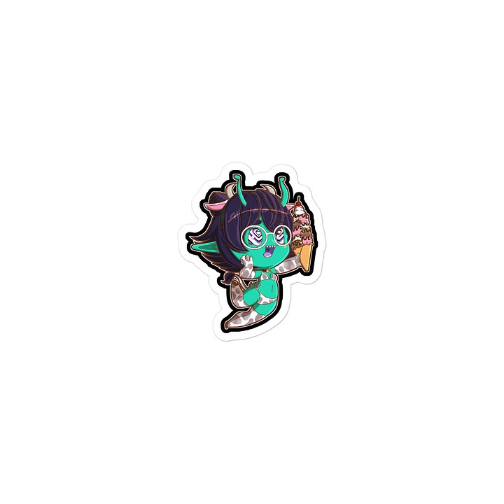 I Scream Chibi Die-Cut Sticker Chocolate Milk Edition product image (2)