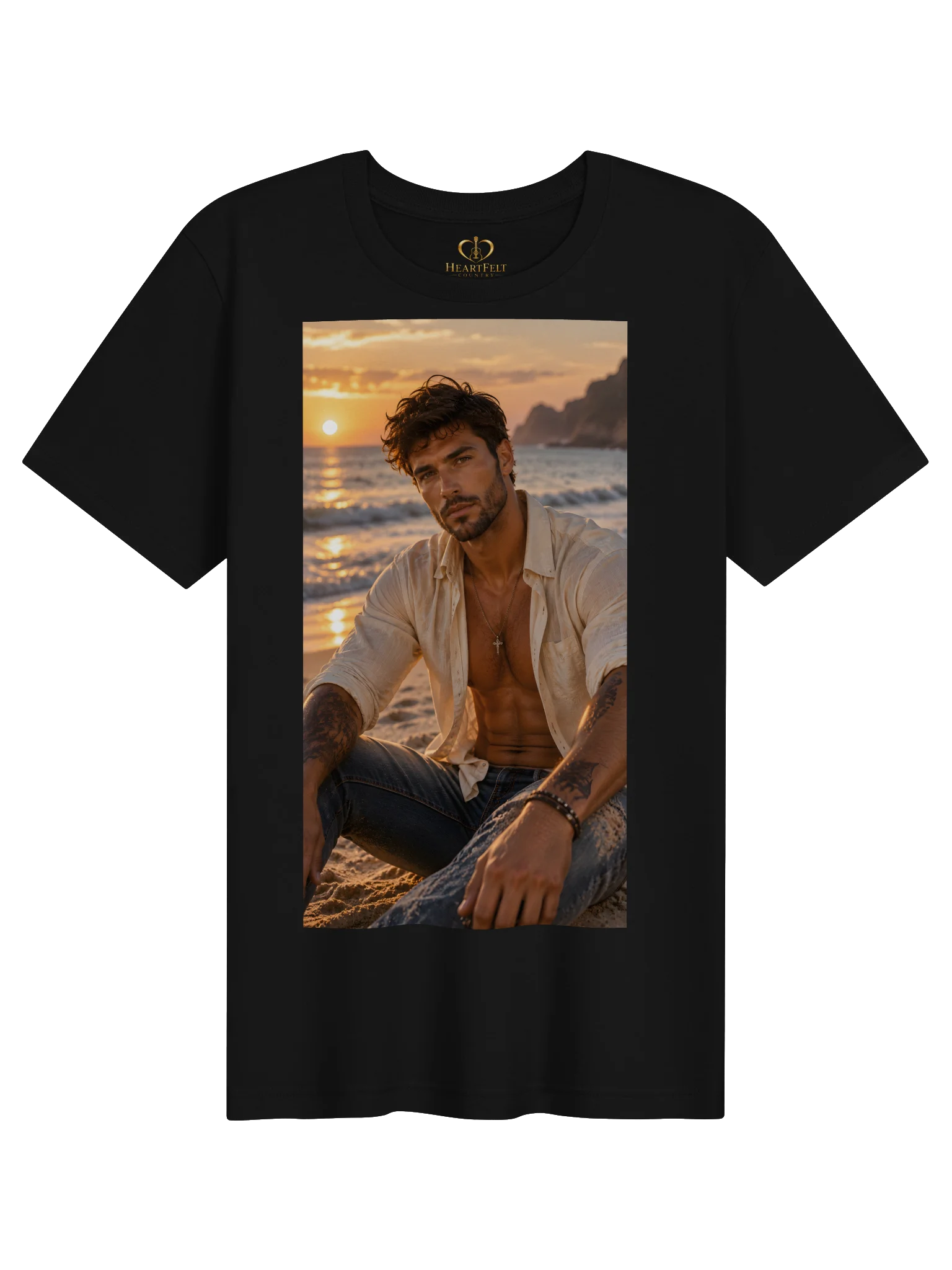 Heartfelt Country – Wear the Music Artist Tee UNISEX
