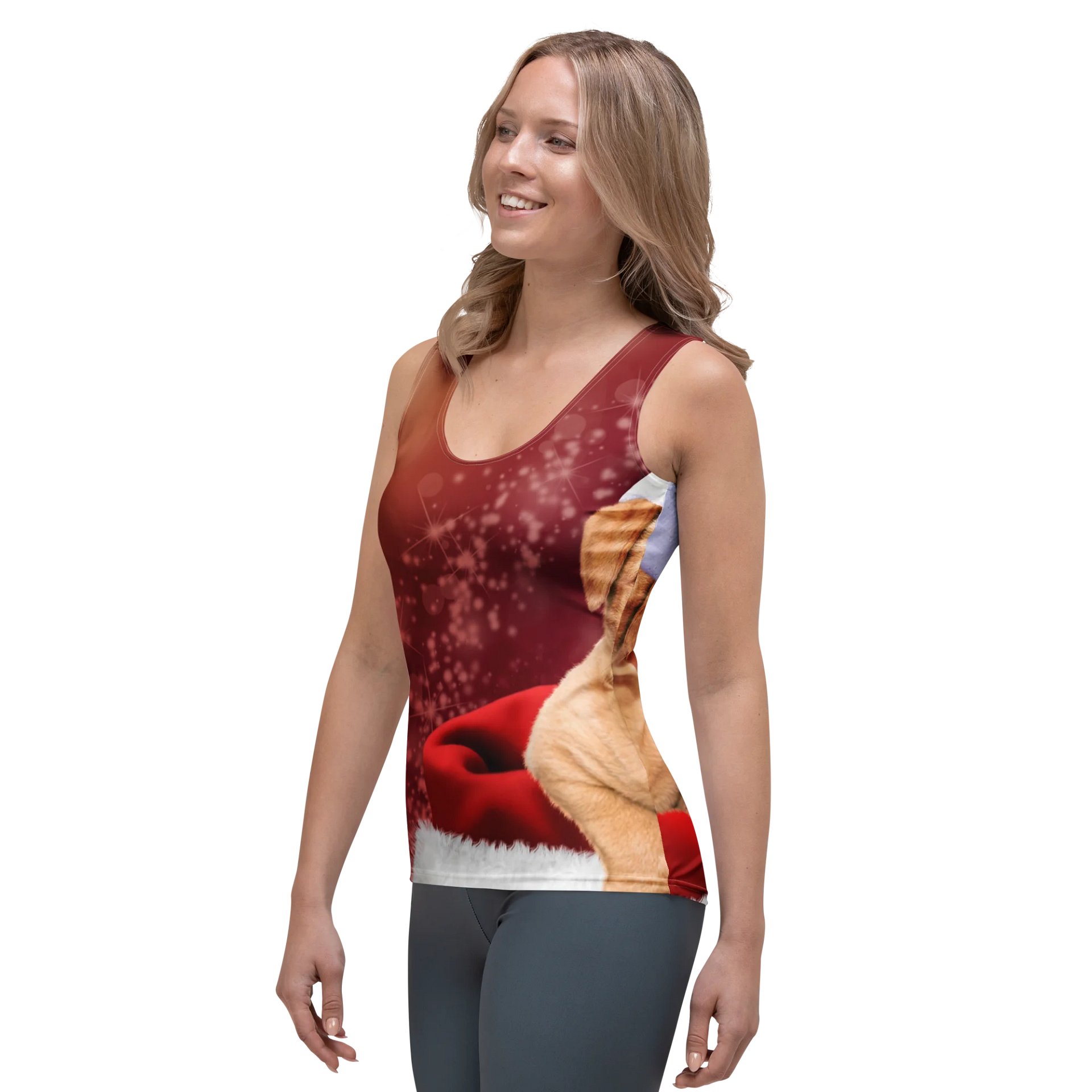 'It's Christmas' Santa Paws Festive Women's Tank Top product image (3)