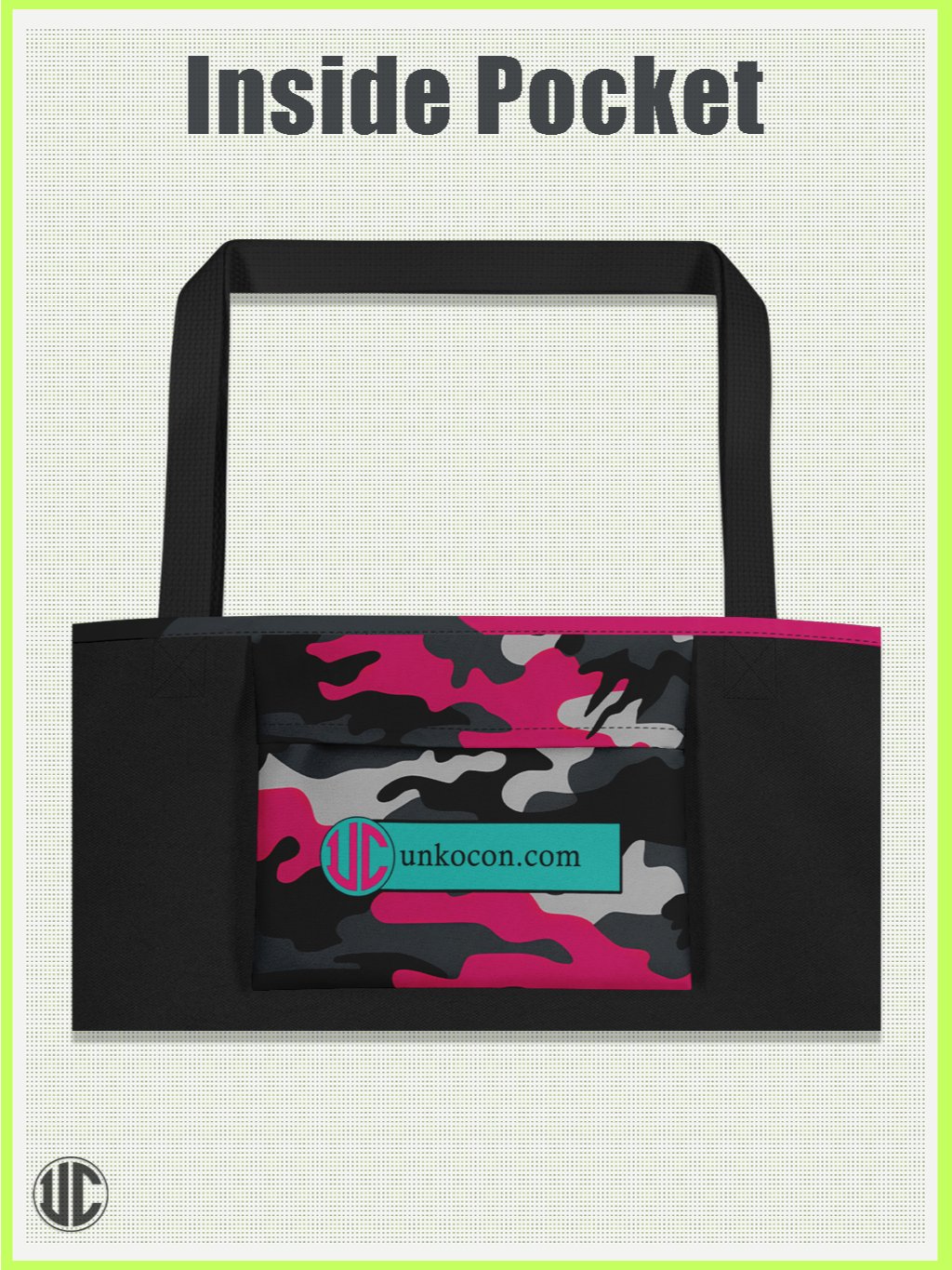 UnkoCon – Savage Pink Urban Camo Tote Bag product image (2)