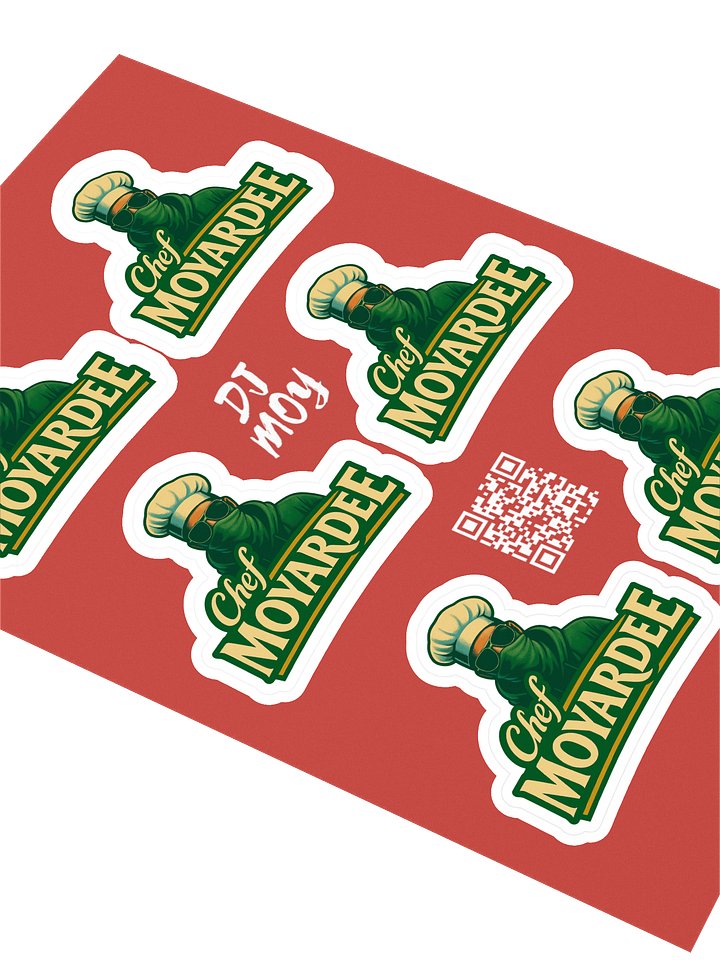 DJ Moy - Chef Moyardee Stickers product image (2)