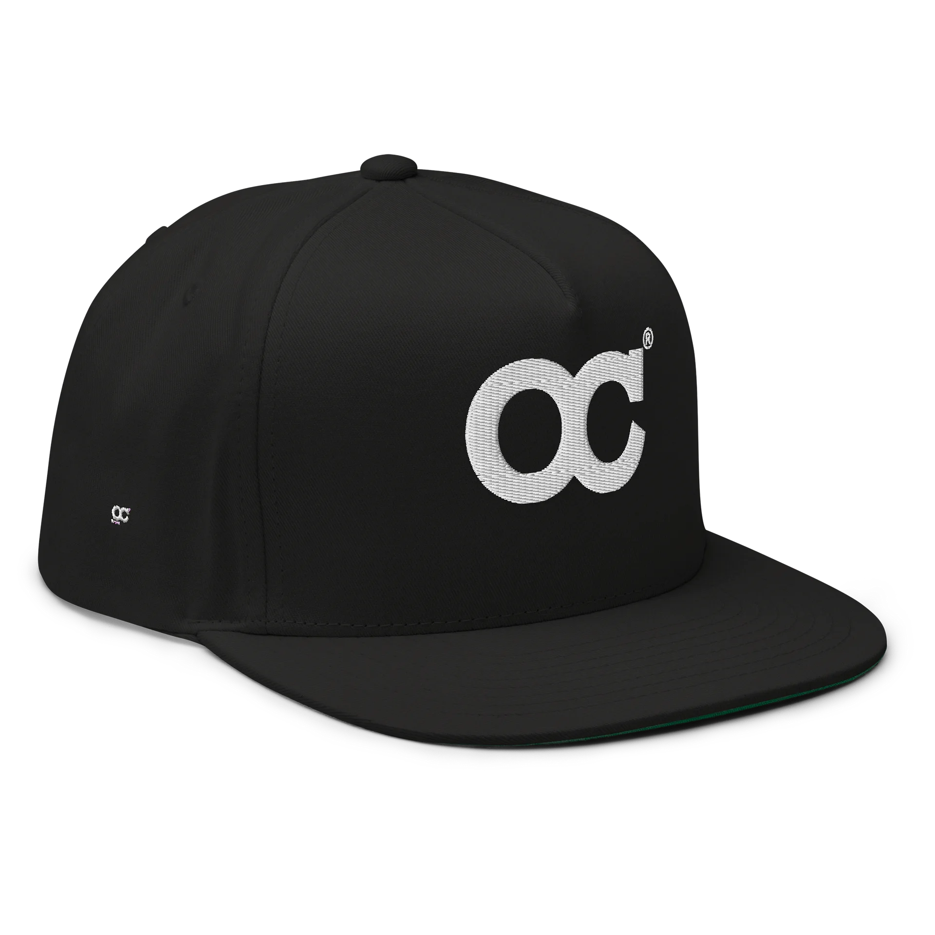 OC White Logo Flat Snapback Cap product image (16)