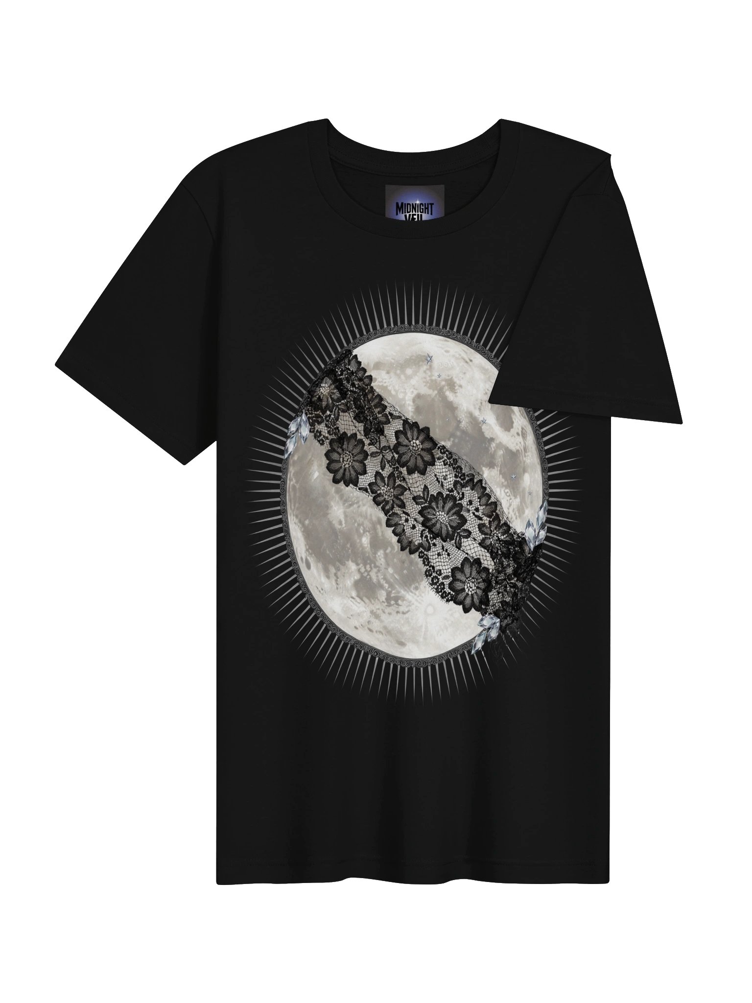 Veiled Moon Lace Tee - Midnight Veil product image (4)