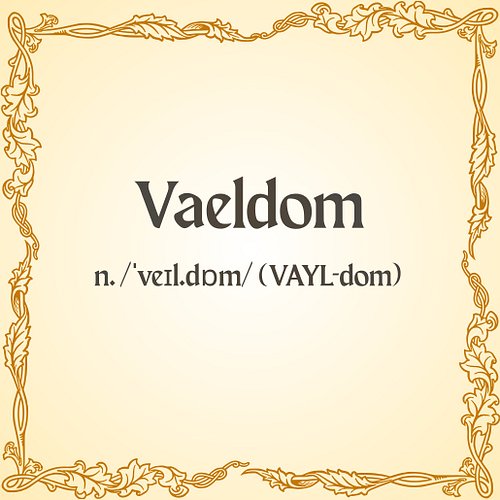 Axiomi’s Athenaeum: The Lexicon ♾️ 📖

Entry: Vaeldom
Phonetic: /'veɪl.dɒm/ (VAYL-dom)

Definition: Vaeldom is the melodious w...
