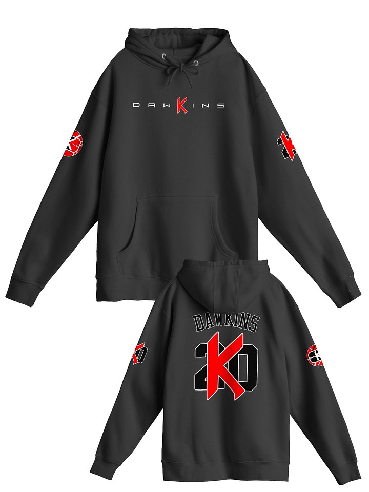 Dawkins Jersey Hoodie (Black) product image (1)