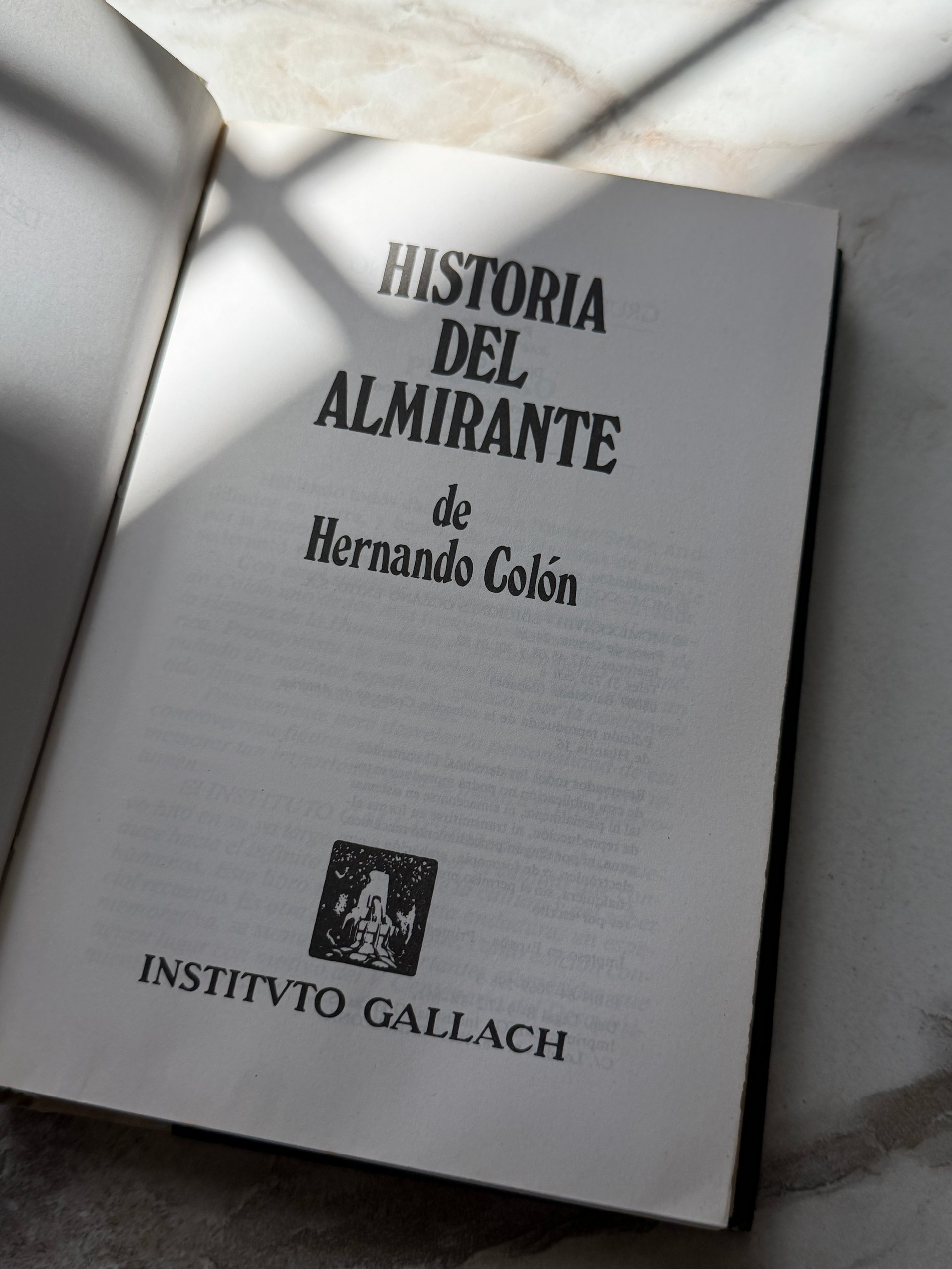1988 | Historia del Almirante | Hernando Colón | Instituto Gallach | Commemorative Edition product image (3)