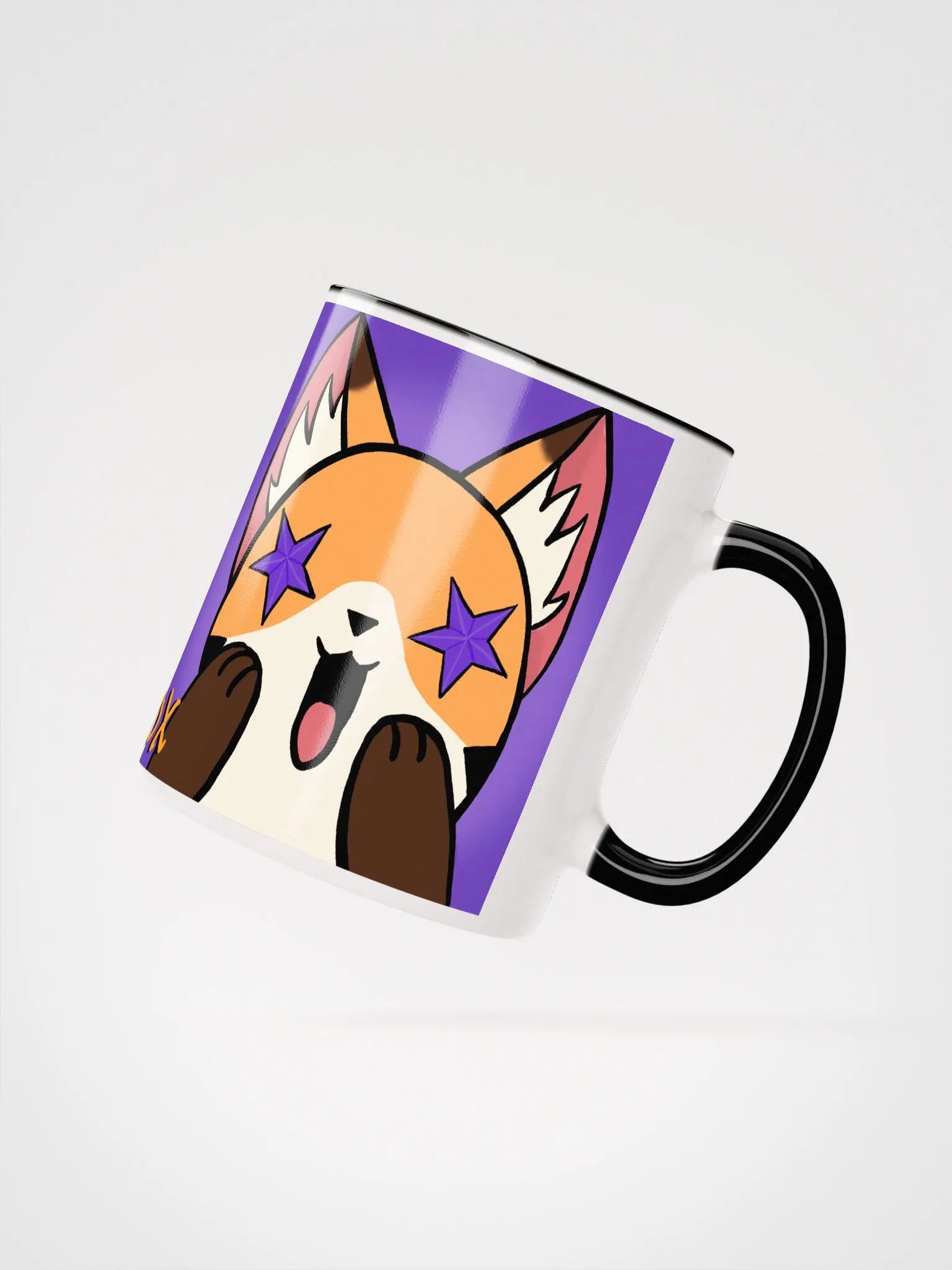 Wow Ceramic Mug with Color Inside product image (2)