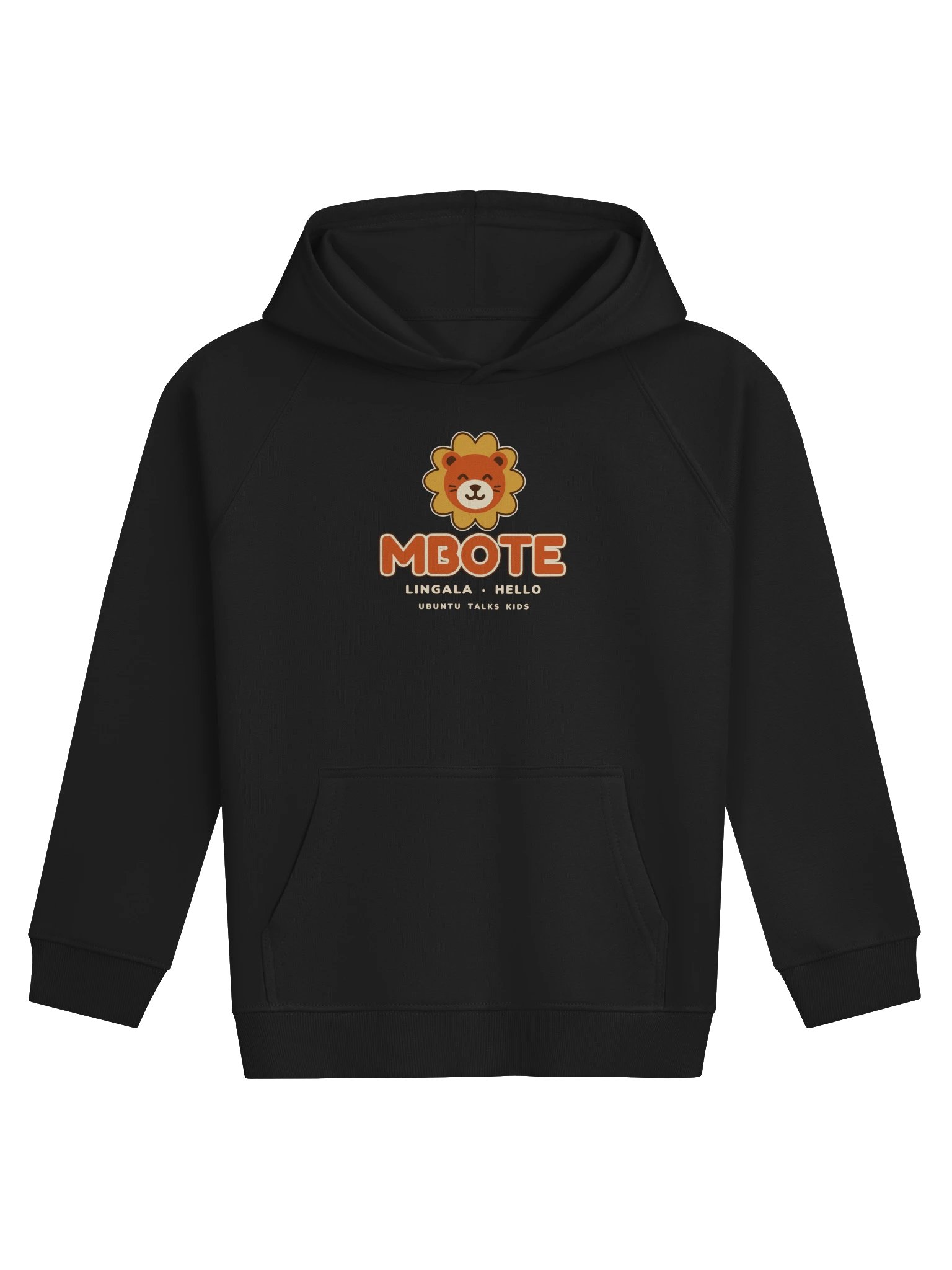 Hello Safari — MBOTE | Lingala Kids Eco Hoodie product image (1)