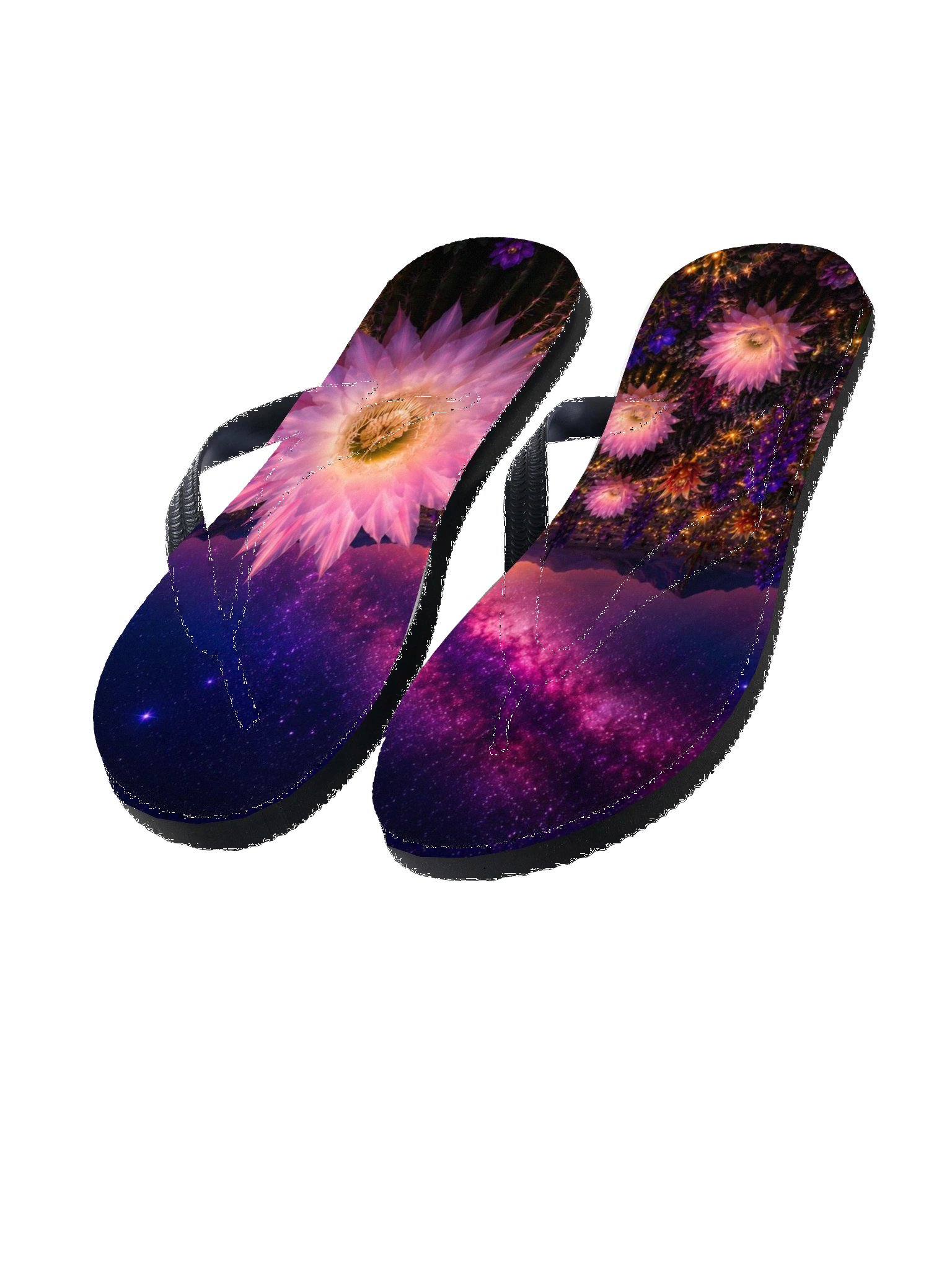 Surreal Desert Bloom Flip-Flops product image (1)