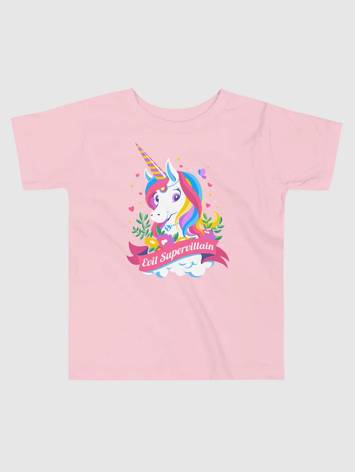 Evil Supervillain Pink or Black Toddler T-Shirt product image (2)