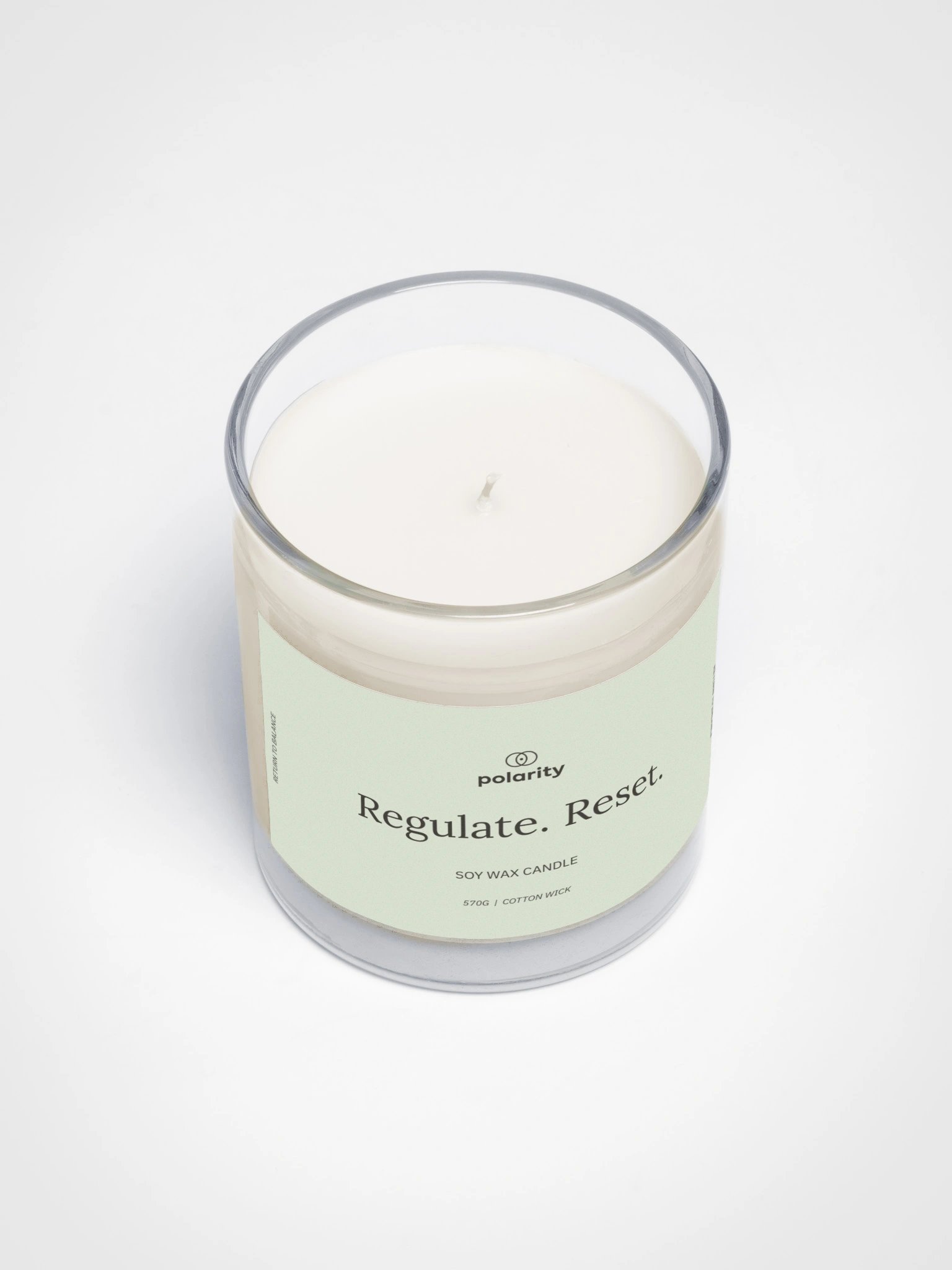 Soy Wax Candle | Regulate. Reset. product image (3)