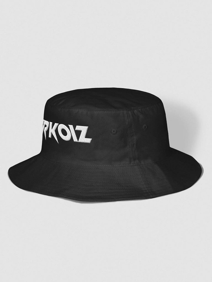 TERKOIZ LOGO BUCKET HAT (BLACK) product image (2)