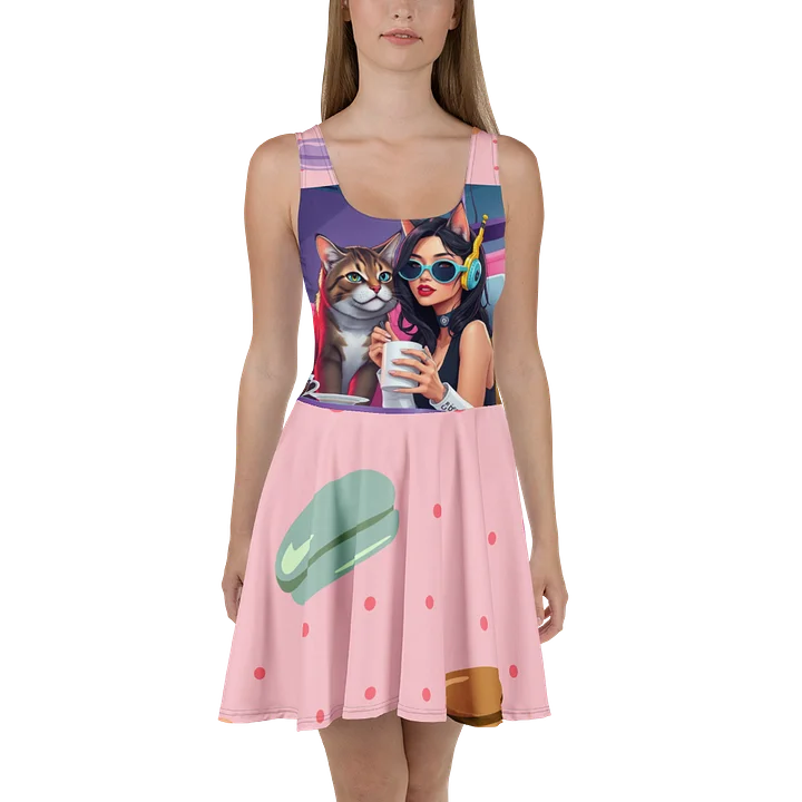 Skater Dress-Cyberpunk Coffee Date product image (2)