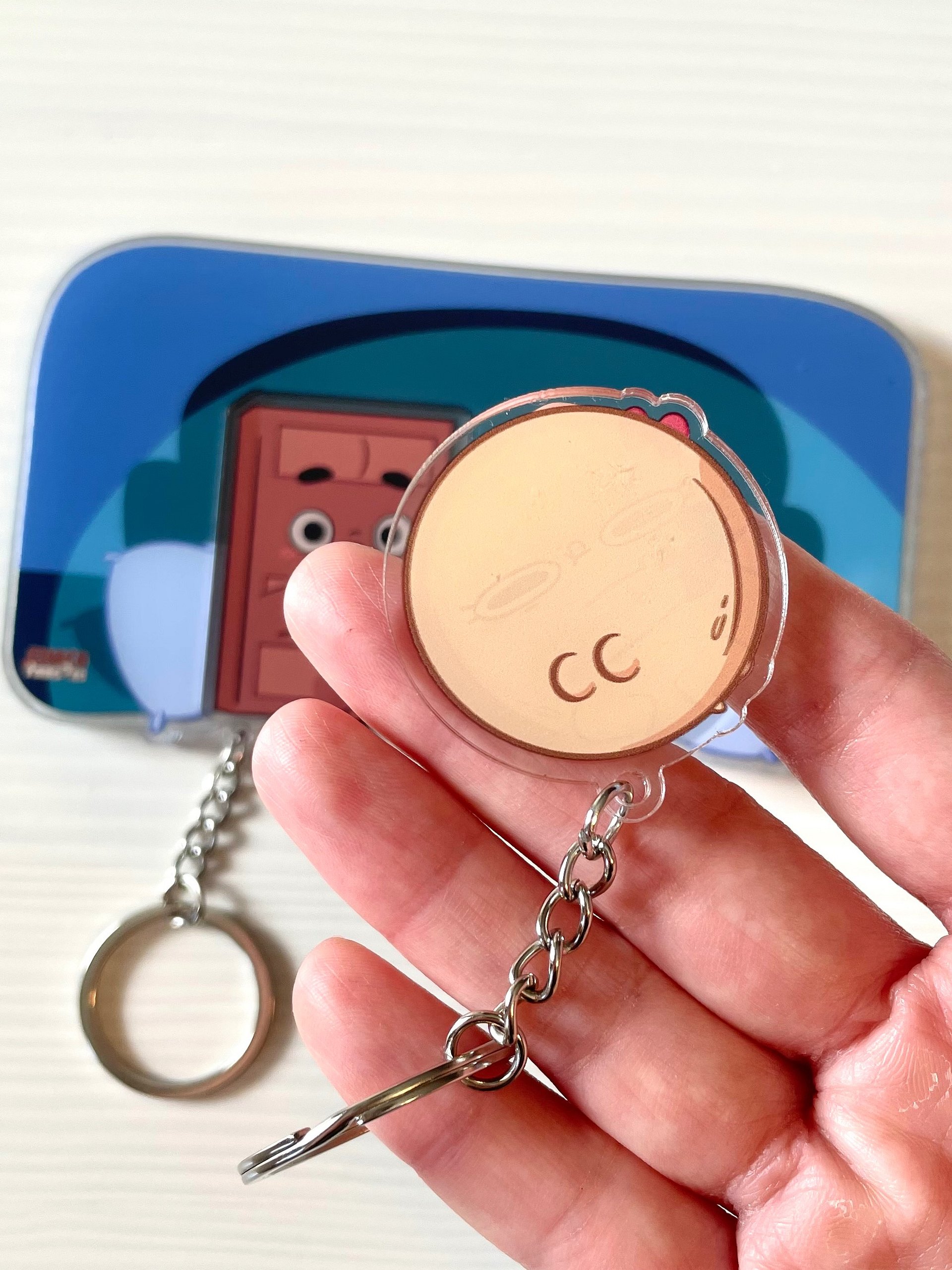 Matching Choco & Pancake Keychains with Bonus Display Base product image (10)