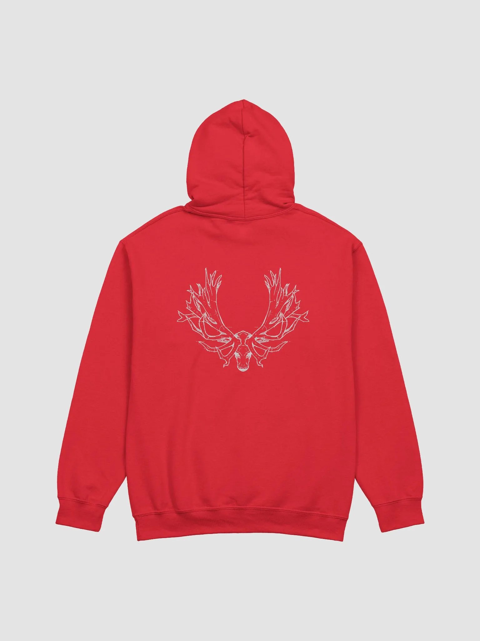 Militum (Minimalist - Red - Back) Hoodie - 2024 product image (3)