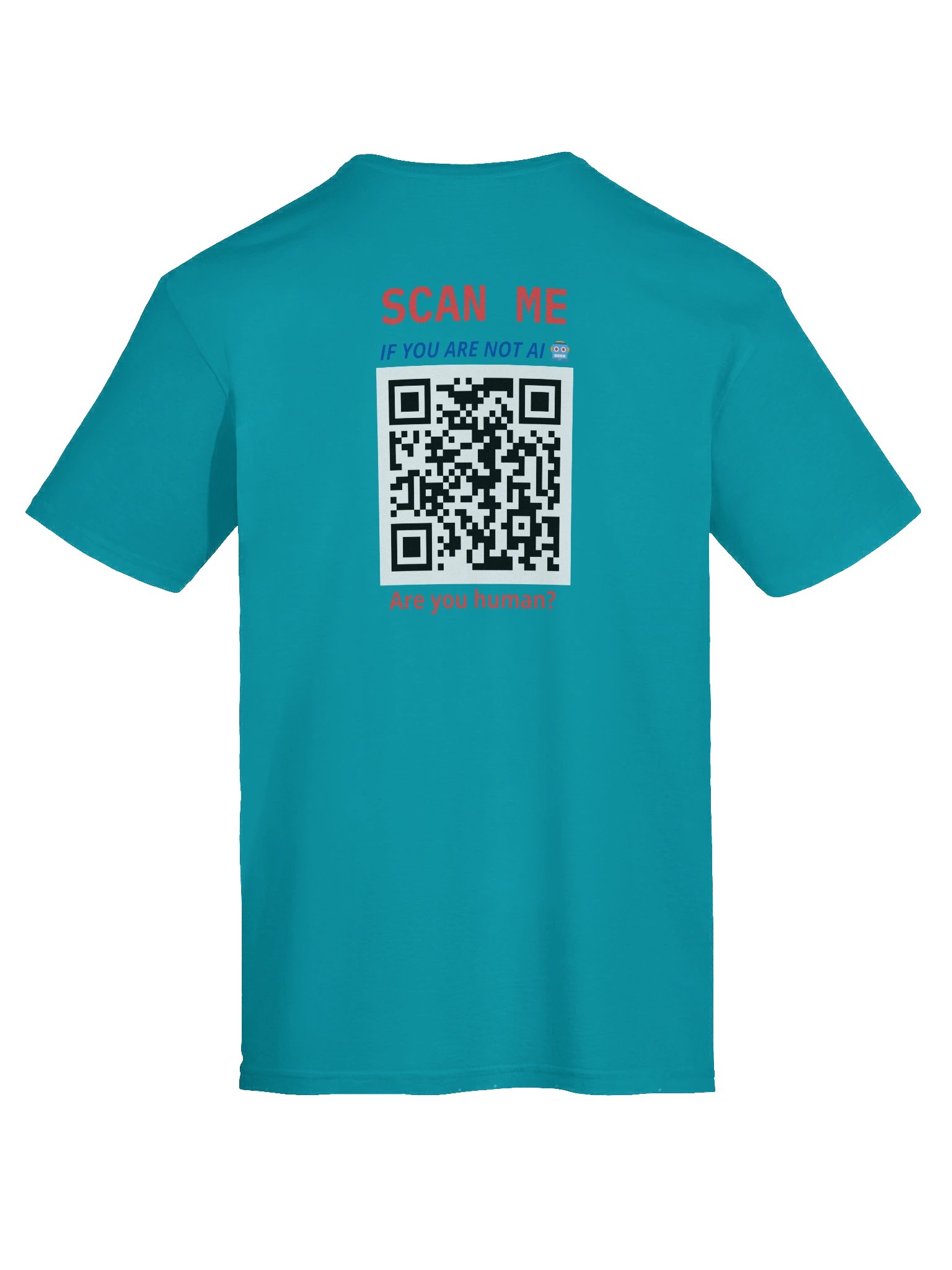Human vs AI SCAN ME Unisex T-Shirt product image (95)