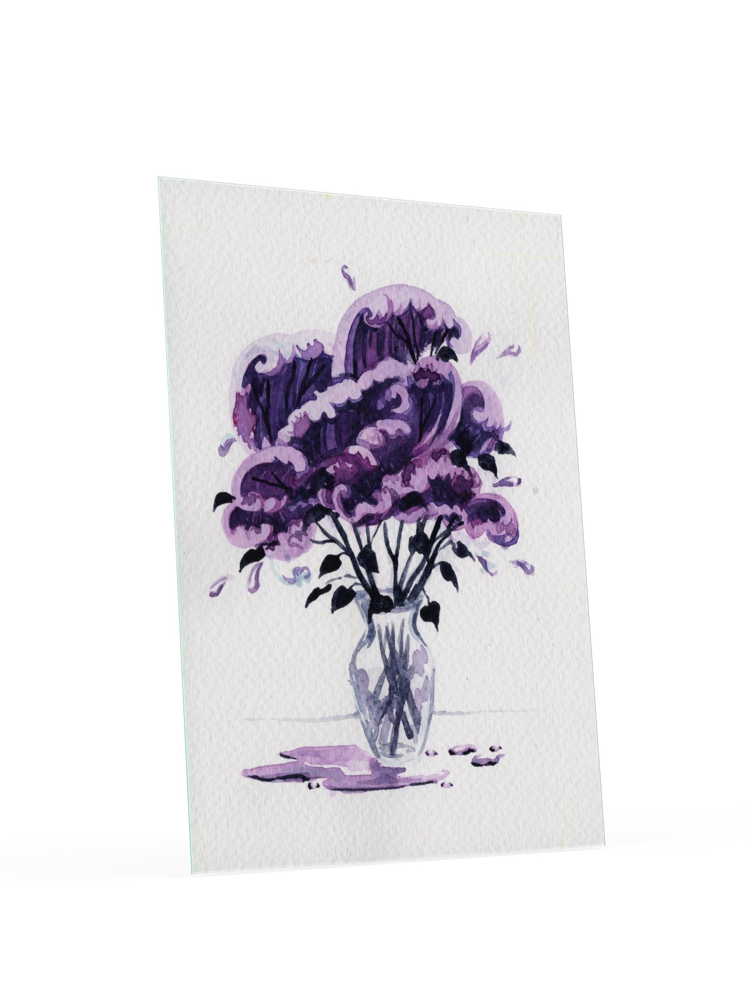 Lilac Ocean Art Print product image (4)