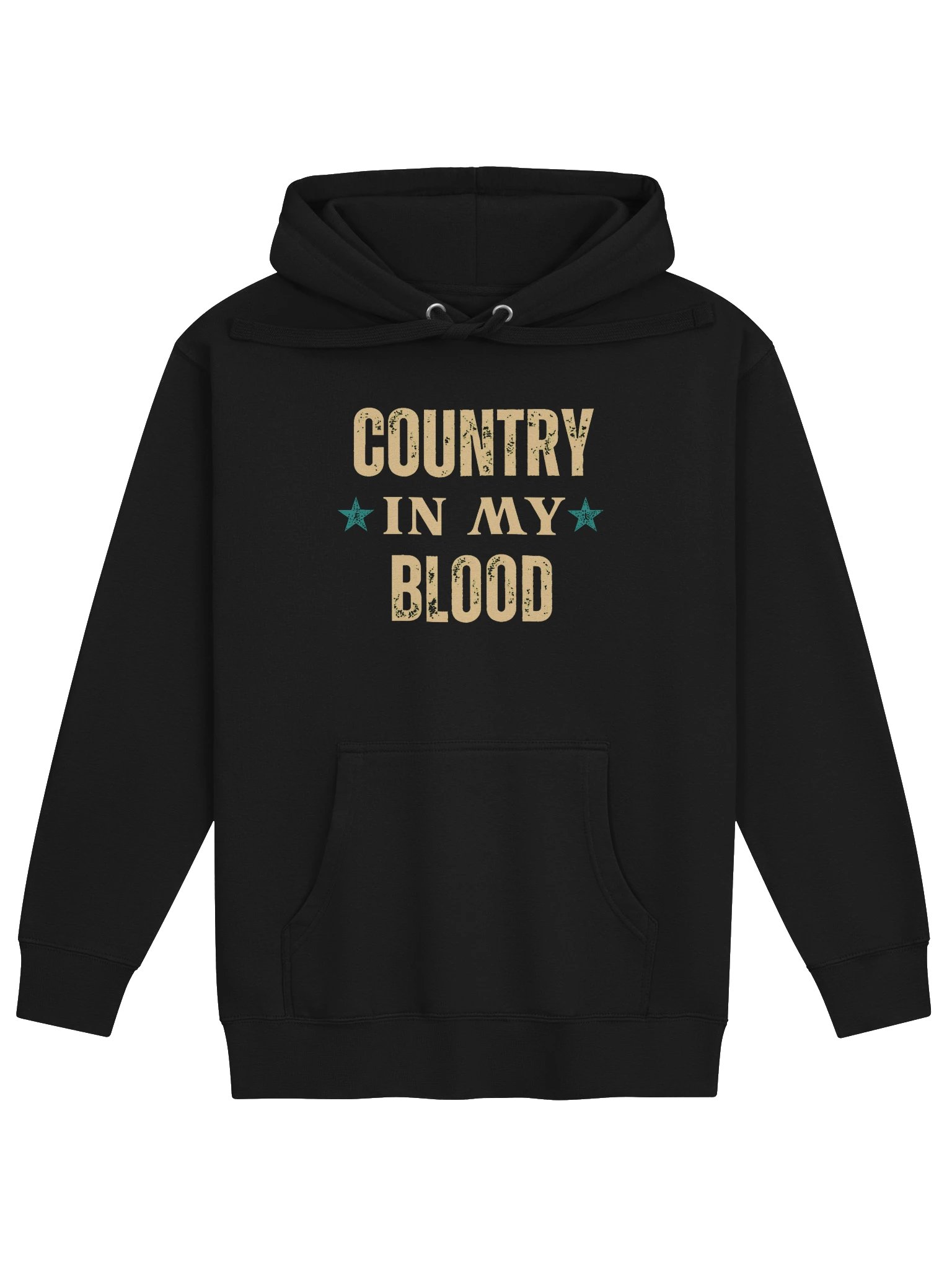 ZeekFamily Country In My Blood Cotton Heritage Hoodie product image (1)