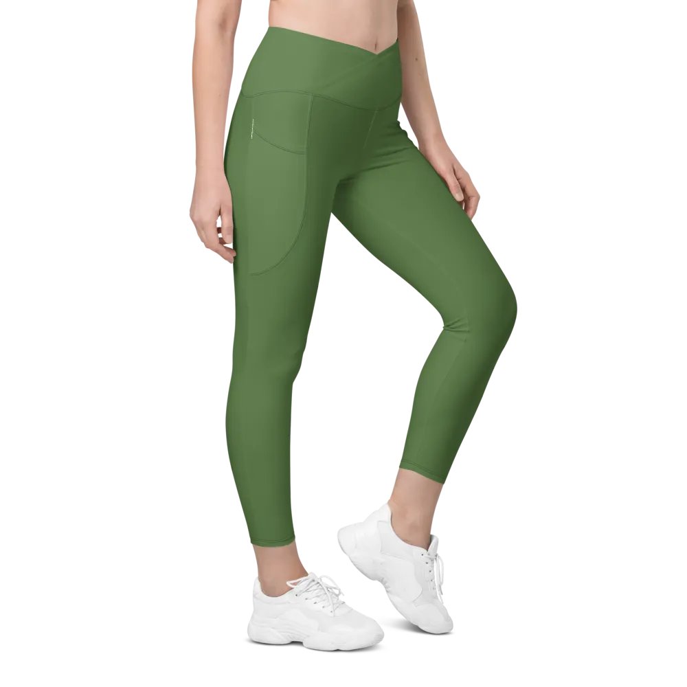 GeoFlex Crossover Leggings with Pockets product image (6)