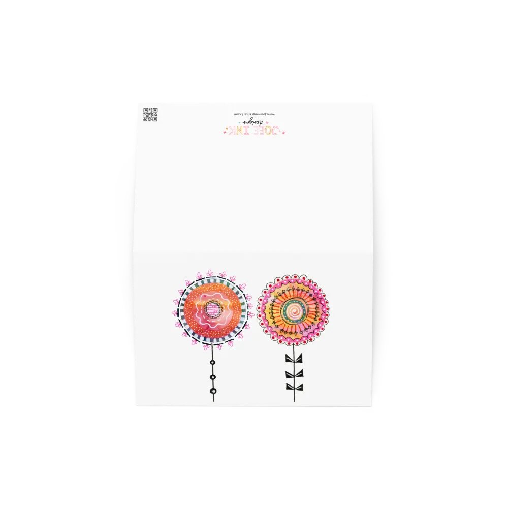 Whimsical Floral Delight Greeting Card product image (4)