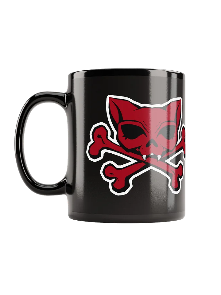 Red Kat Skull Blaque Mug product image (2)