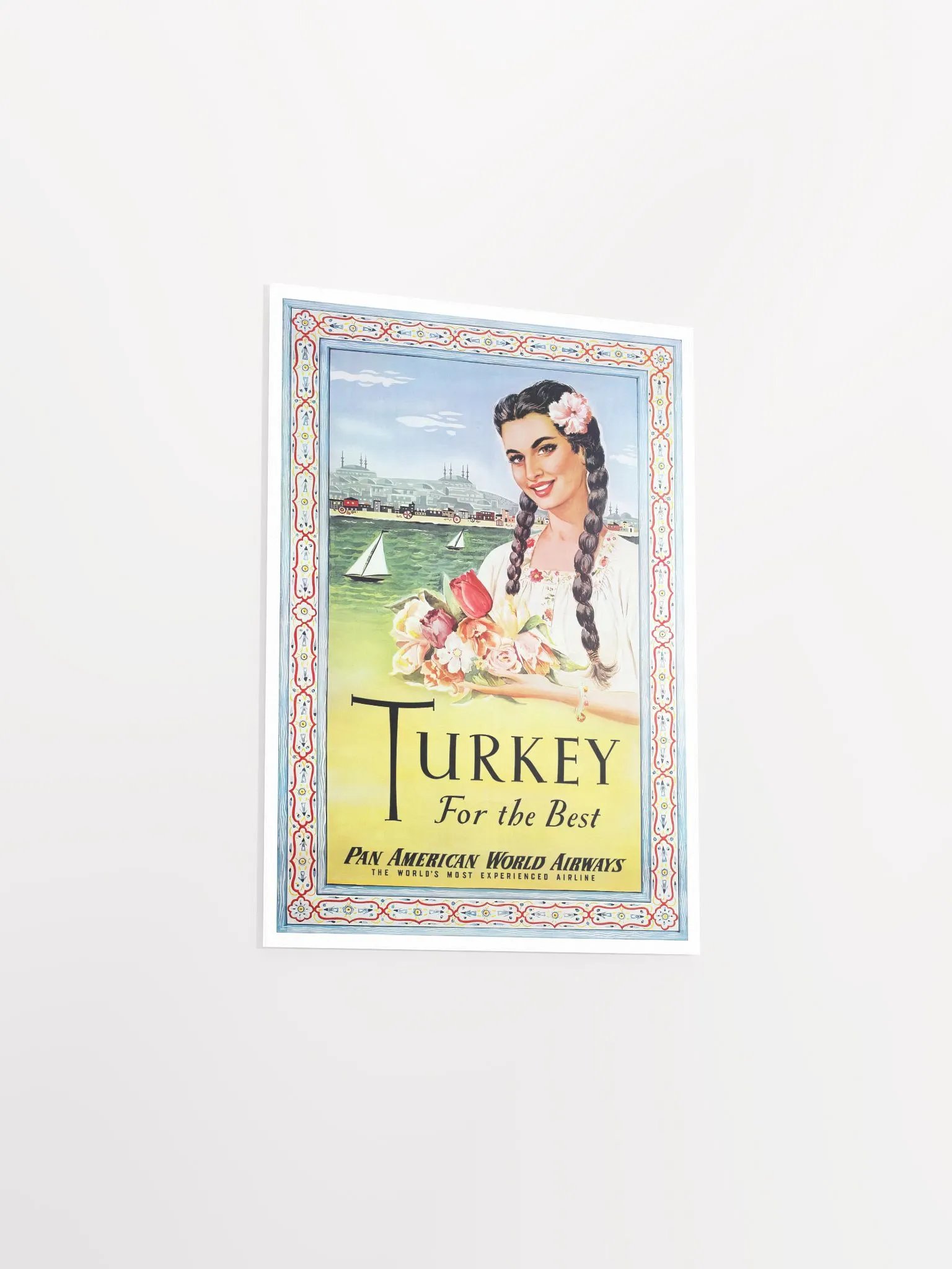 Istanbul, Turkey, 1950s — retro vintage travel poster, retro travel art, retro travel wall art product image (8)