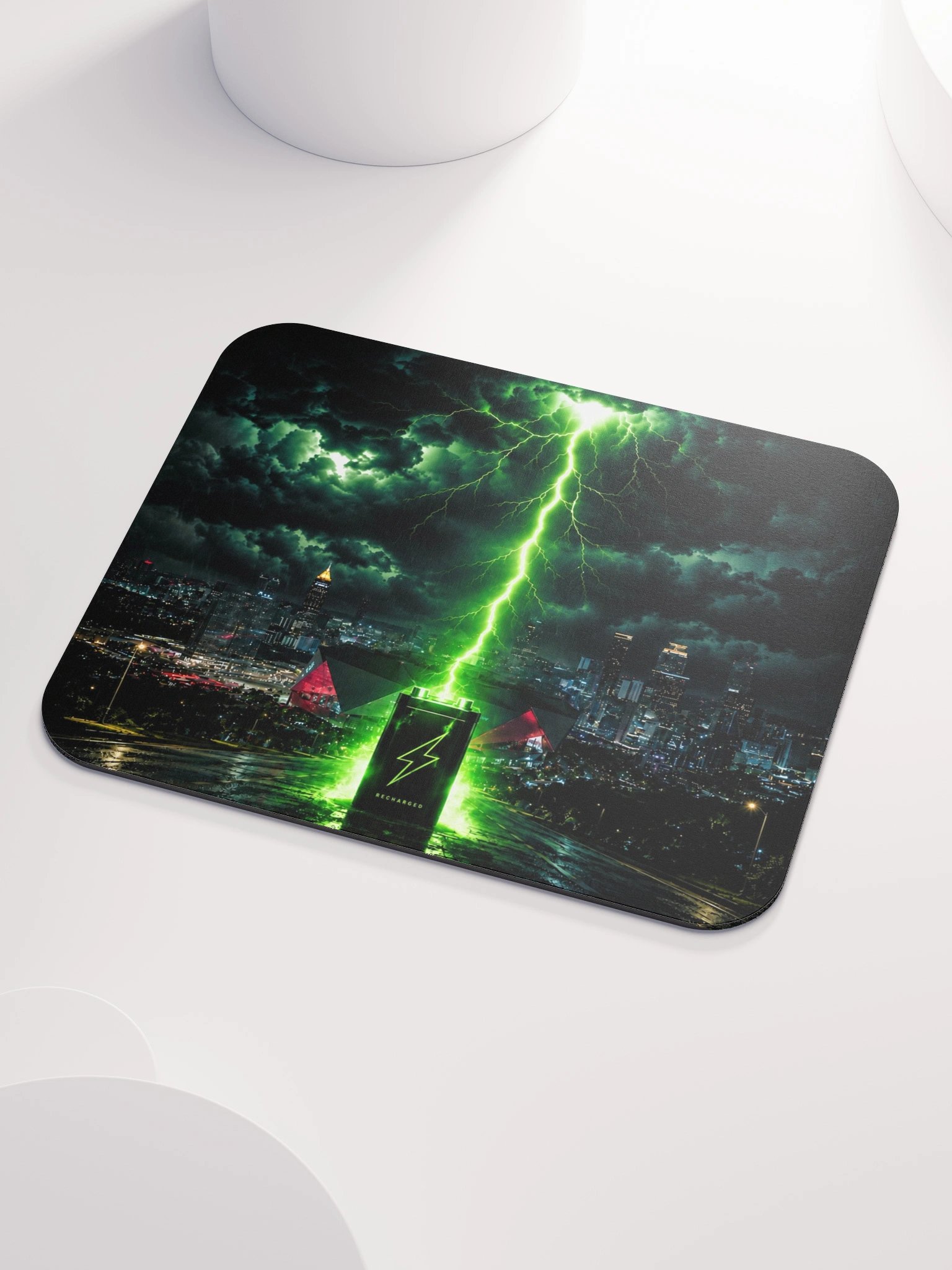 Recharged Lightning City Mouse Pad product image (3)