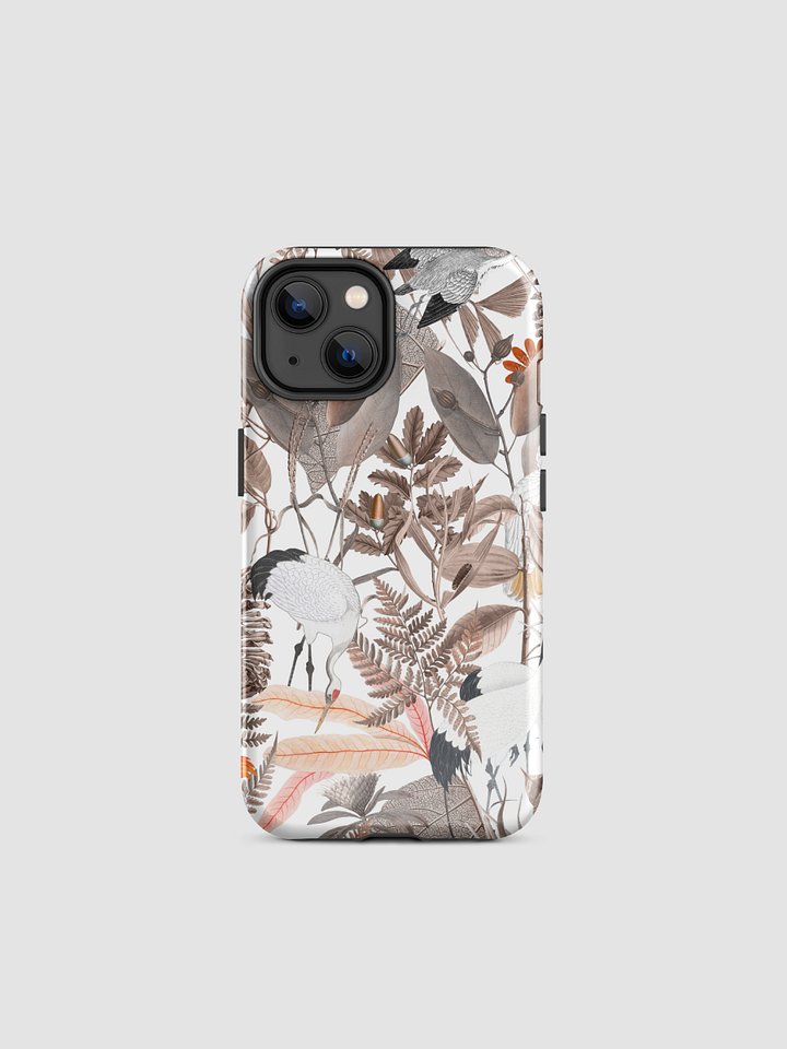 White Ecotone Tough iPhone Case product image (1)