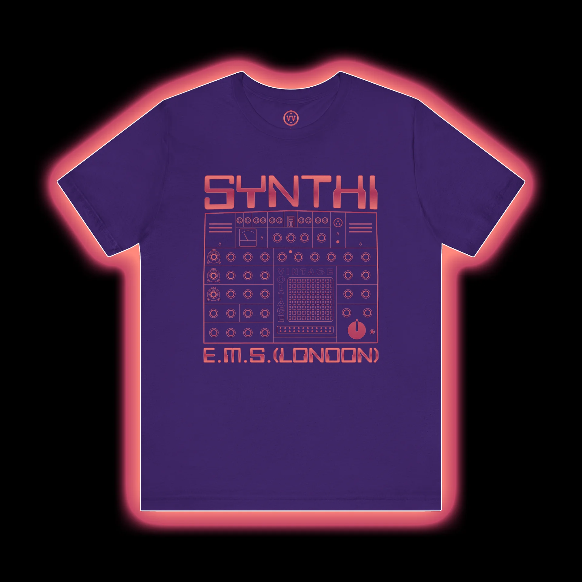EMS Synthi T-Shirt - AKS VCS3 Electronic Music Studios (Vintage Analog Synthesizer) product image (1)