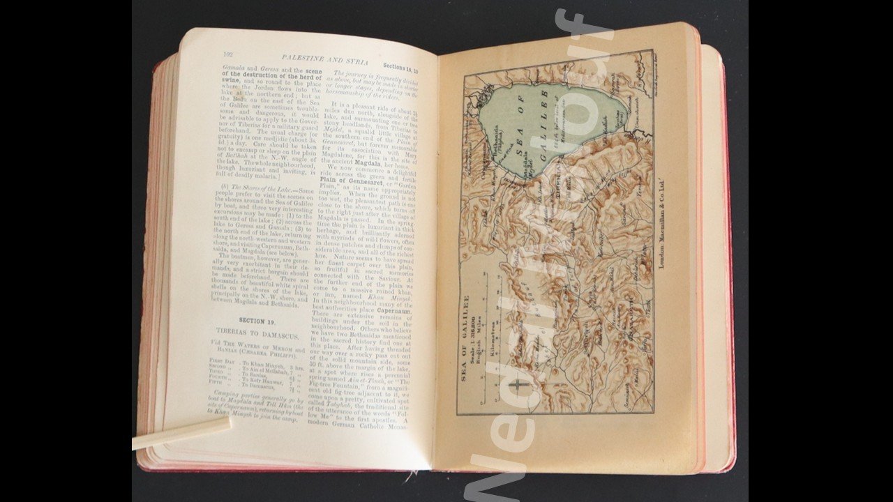 دليل فلسطين وسوريا 1912 باللغة الانكليزية product image (7)