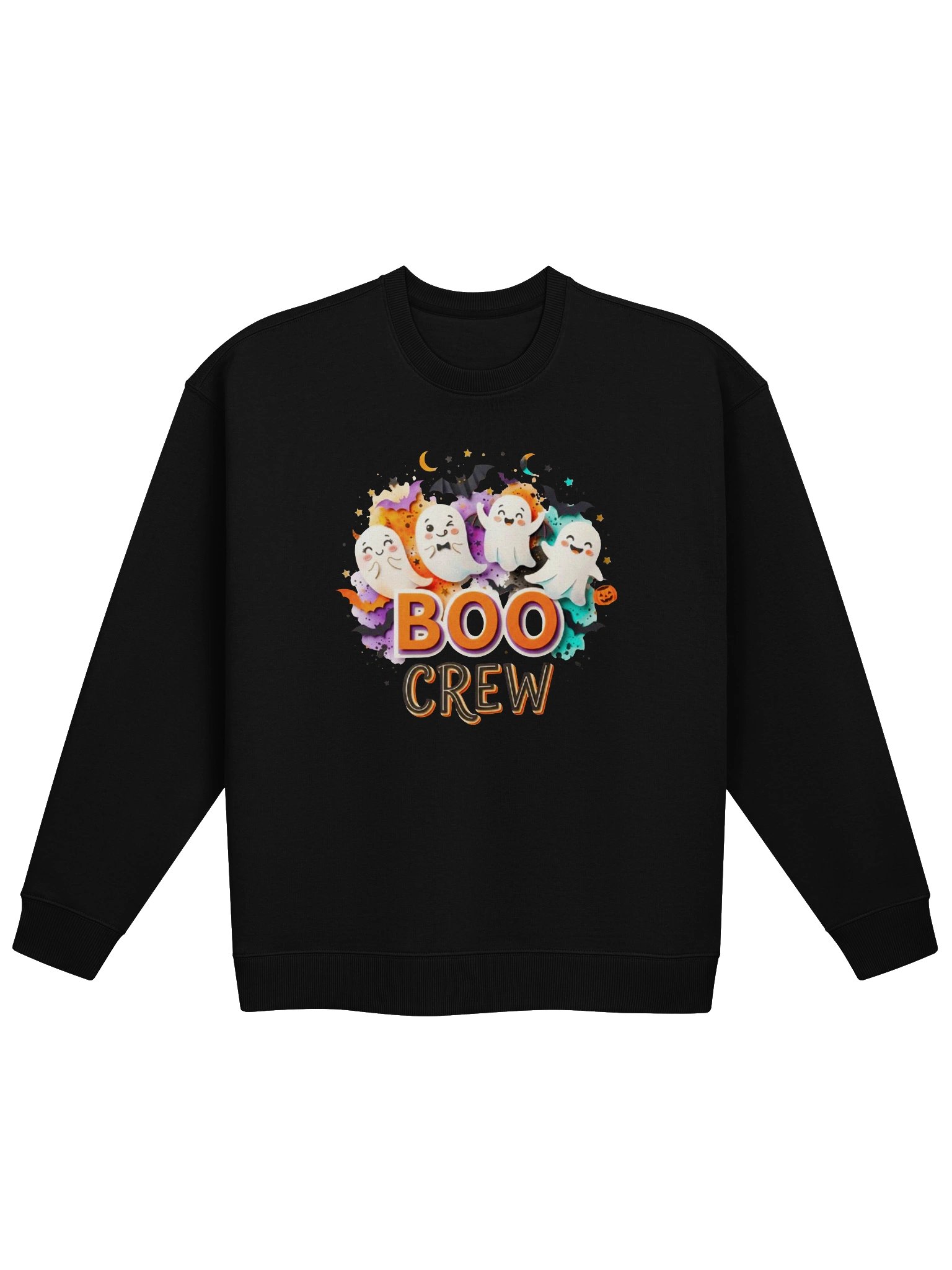 MINAY Originals | Halloween Edition "BOO CREW" Graphic Oversized Sweatshirt product image (4)