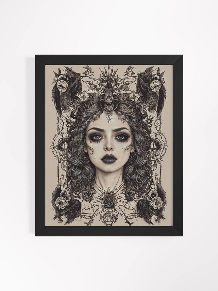 Gothic Femme Fatale Framed Print product image (1)