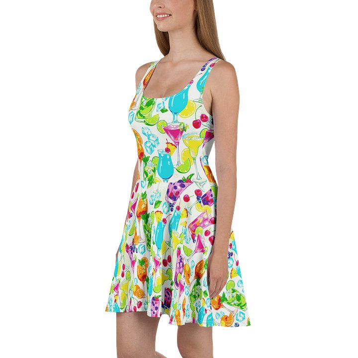 Cocktail Themed Skater Dress product image (1)