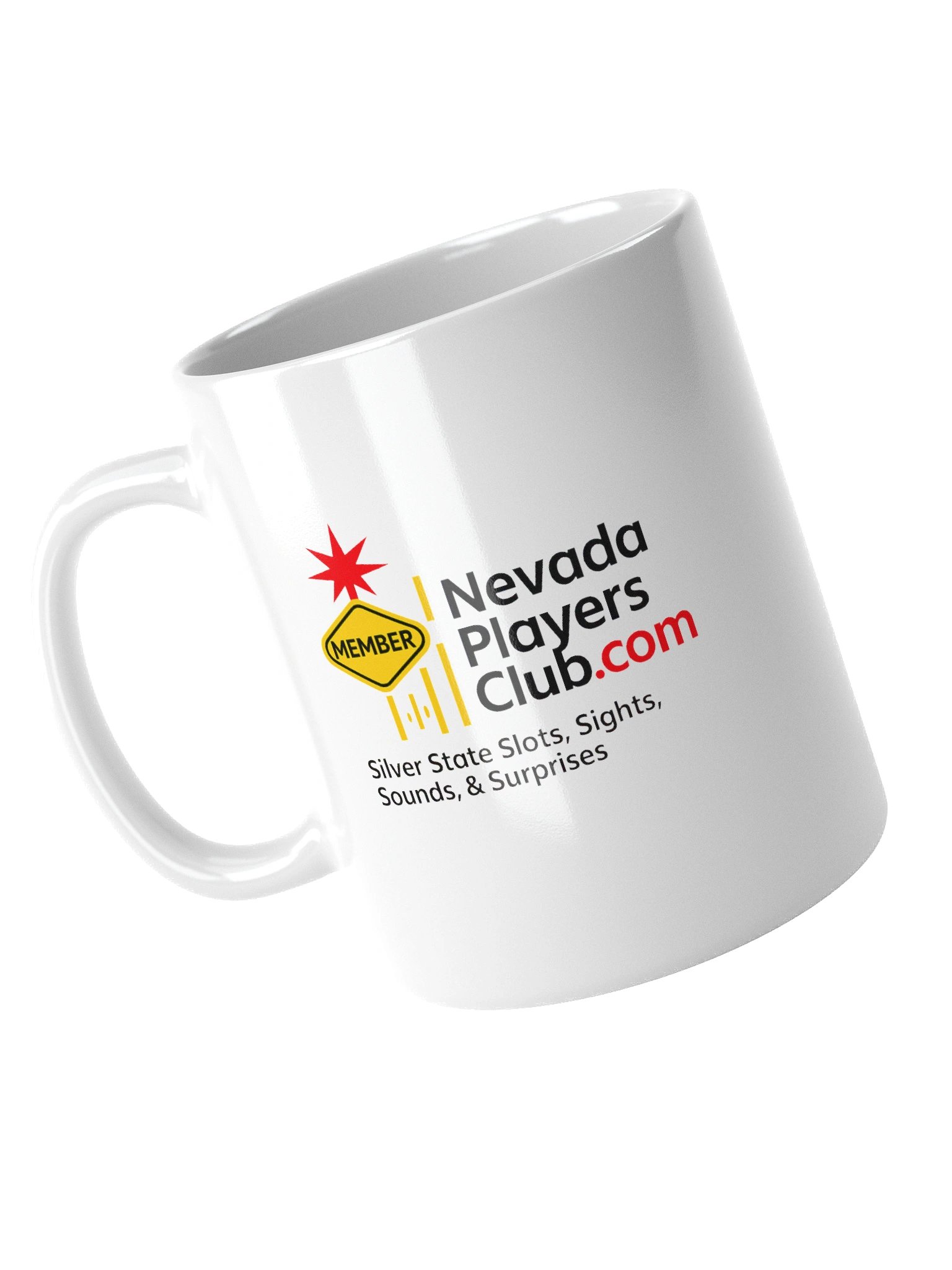 White Nevada Players Club Member Mug product image (11)