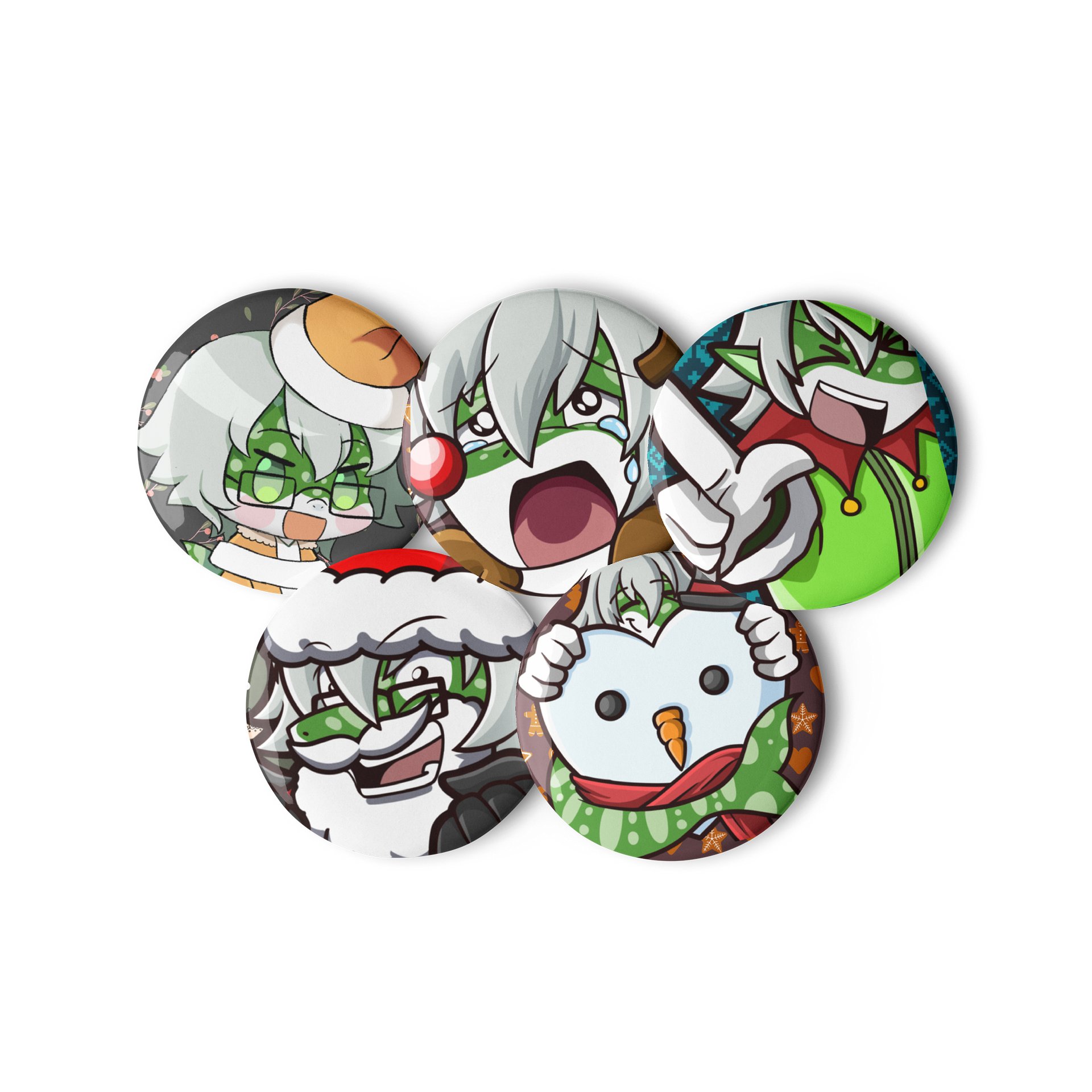 IkariTenshi Christmas Pin Set product image (2)