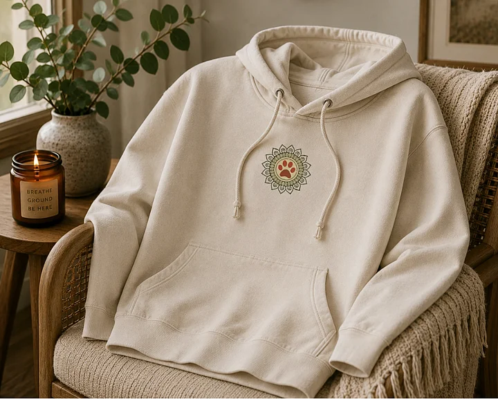 Paws and Reflect Mandala Paw Print Hoodie - Fall Edition product image (1)