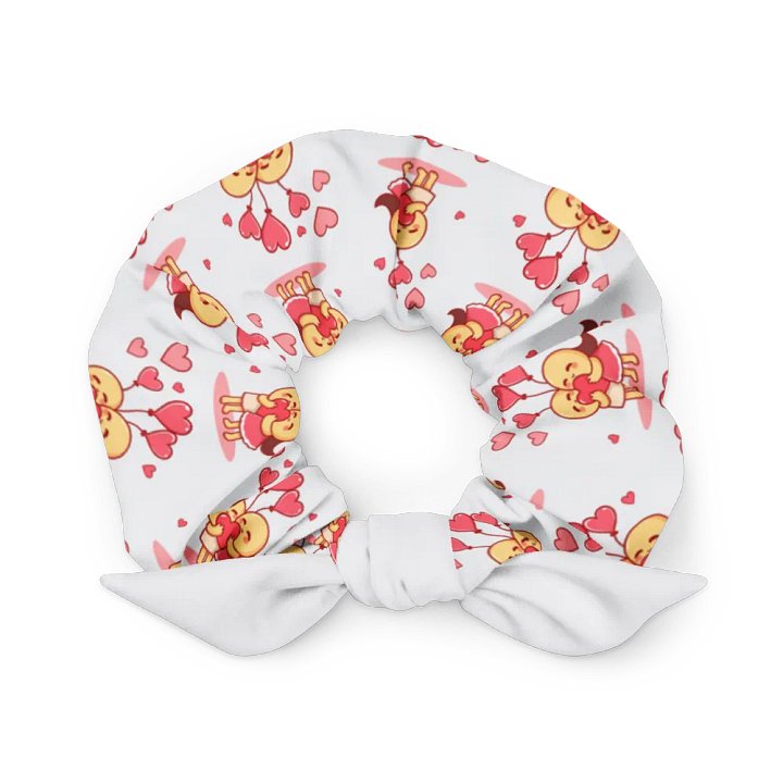 Lovely Chick Heart Balloon Scrunchie product image (1)