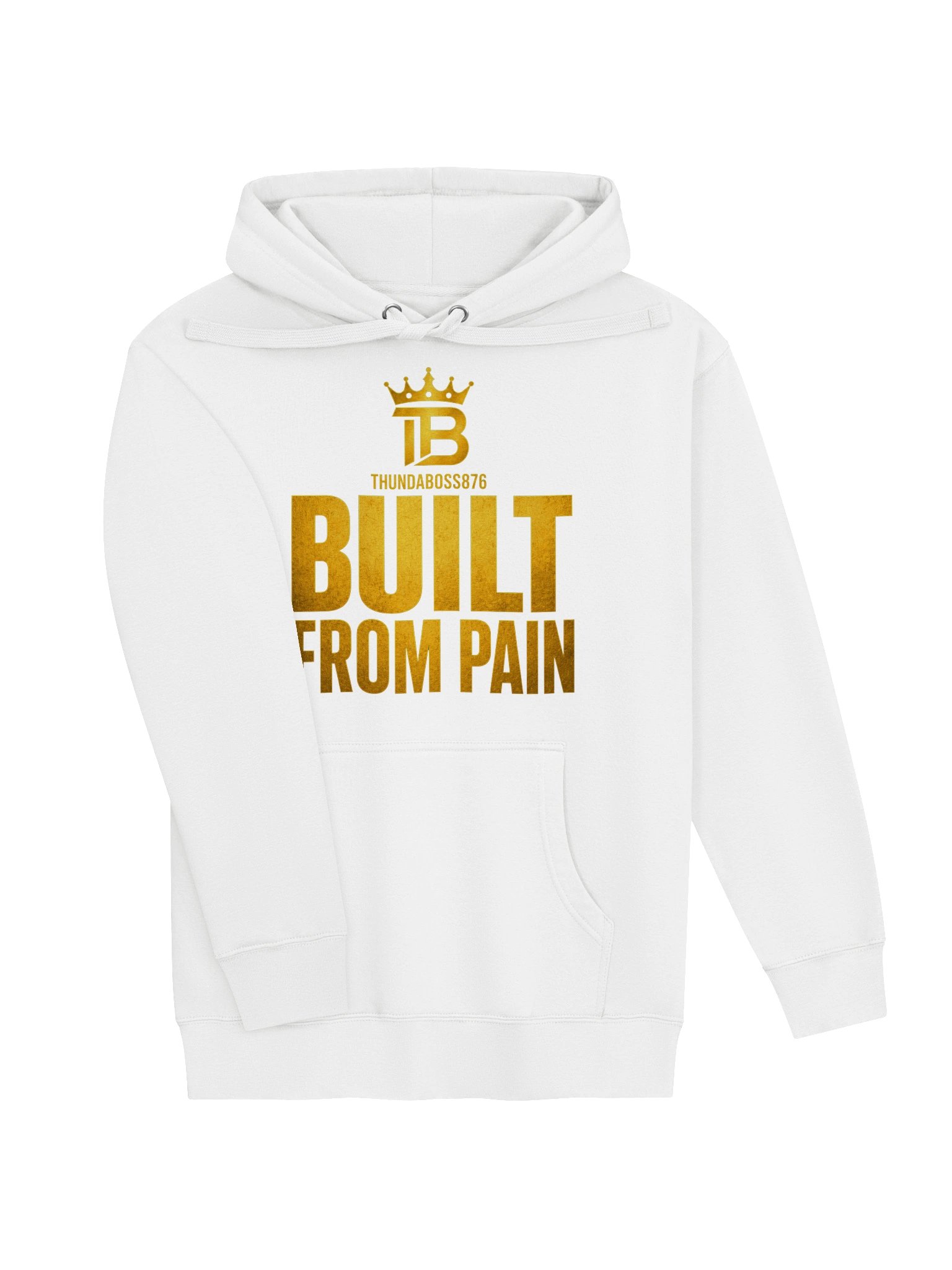 Built Different Hoodie 2.0 – White Edition product image (3)