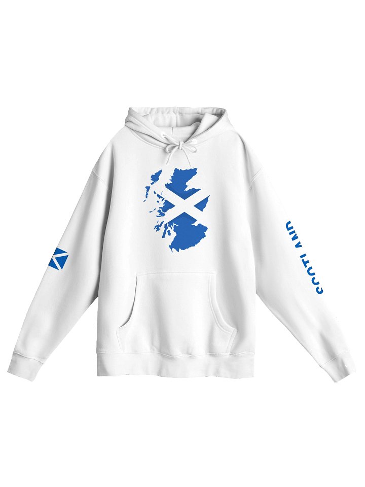 Scotland 2026 World Cup Flag Hoodie - "Blue Sharks" Edition - Premium 3-End Fleece - Unisex hoodie product image (5)